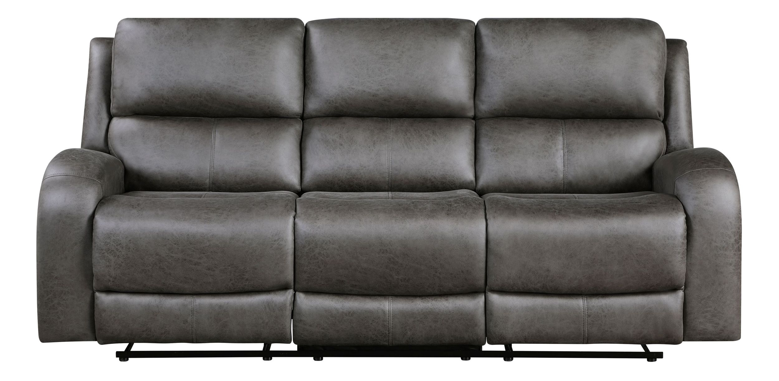 Pagosa Microfiber Double Reclining Living Room Set