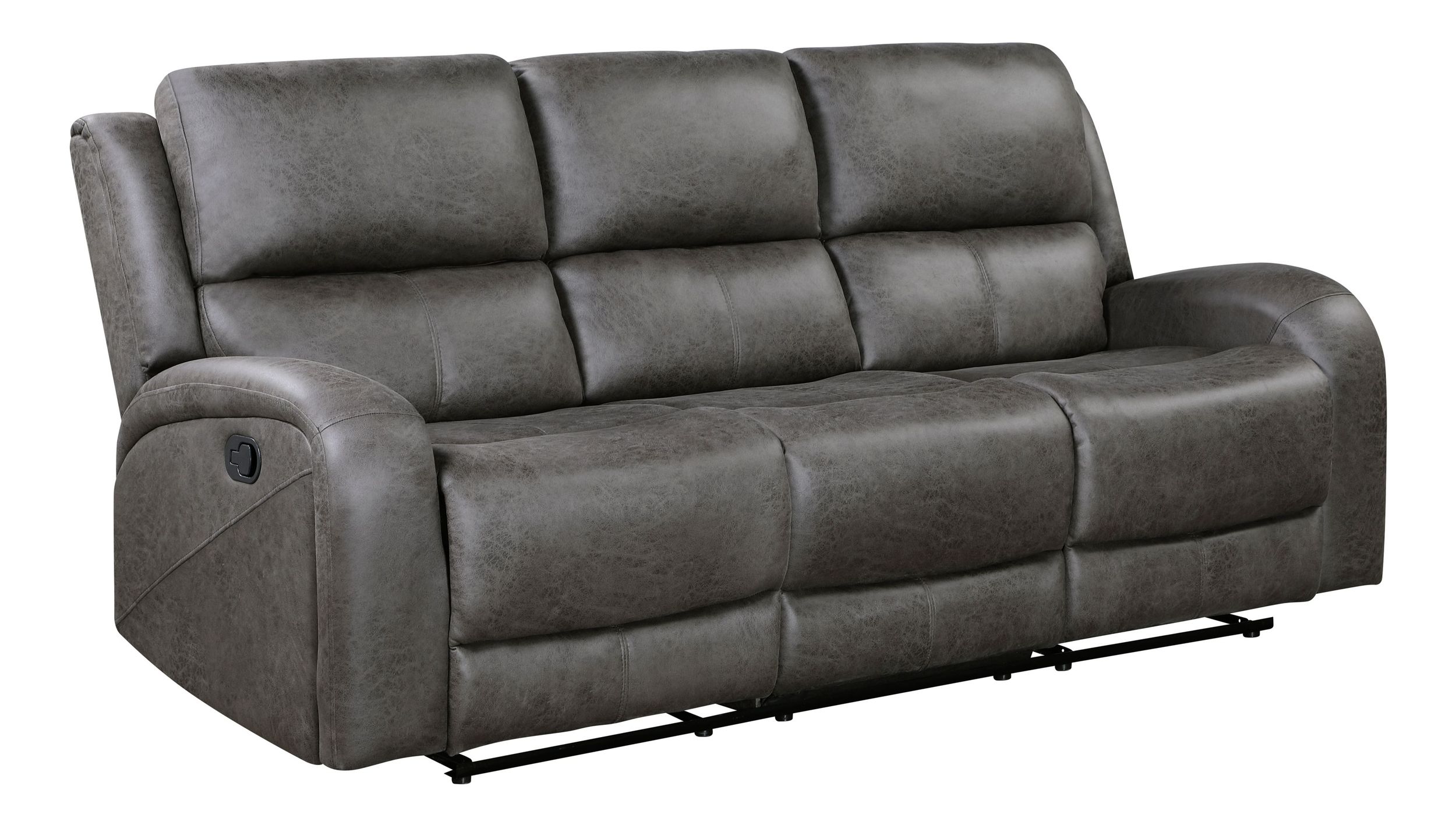 Pagosa Microfiber Double Reclining Living Room Set