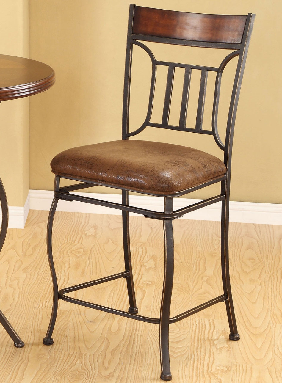 Tavio Fabric/Metal Counter Chair, Composition 1