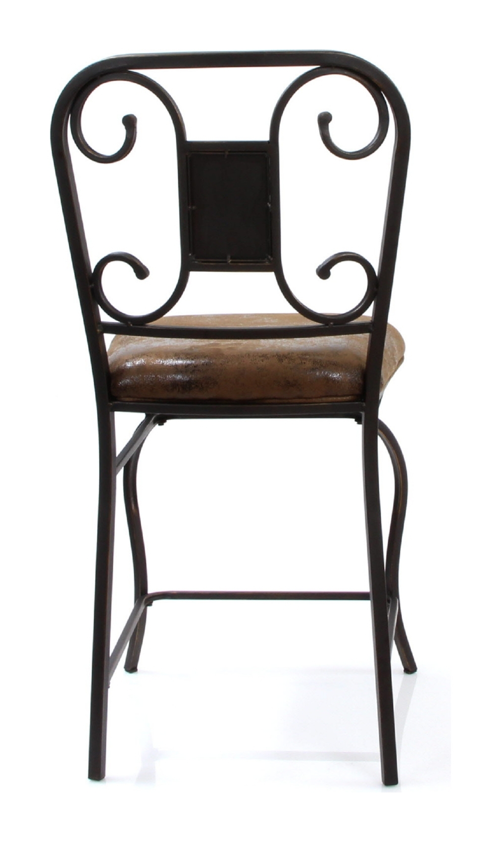 Tavio Fabric/Metal Counter Chair, Composition 3