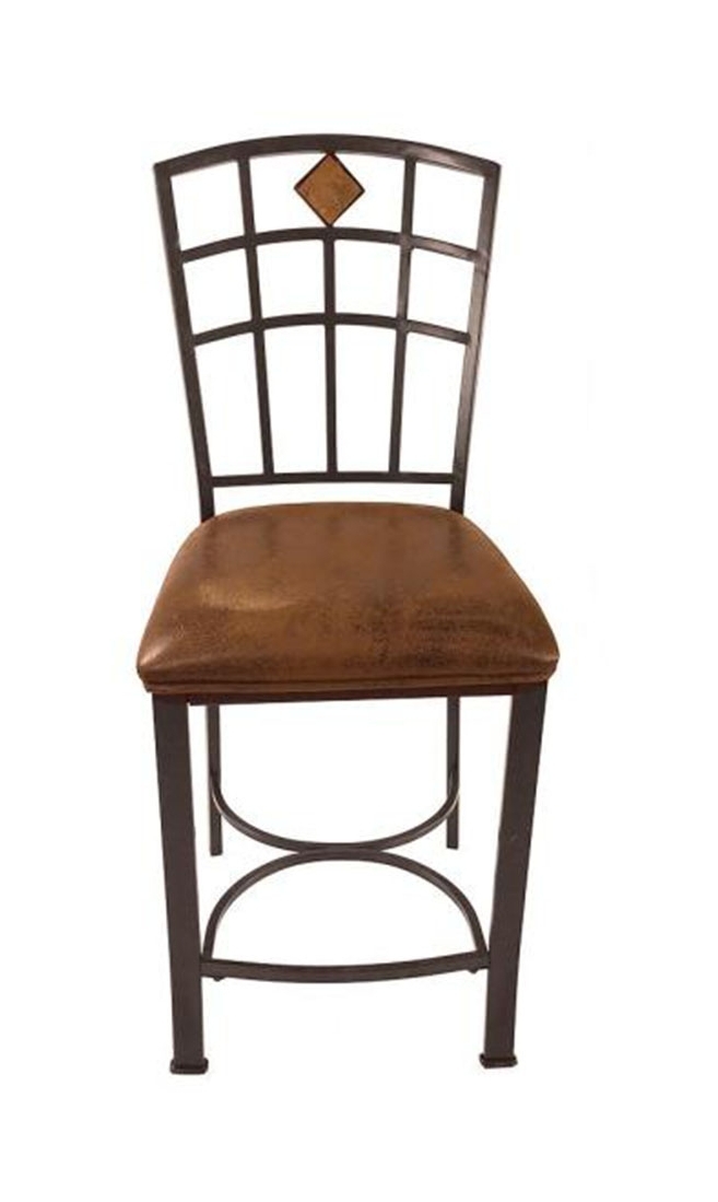 Tavio Fabric/Metal Counter Chair, Composition 2