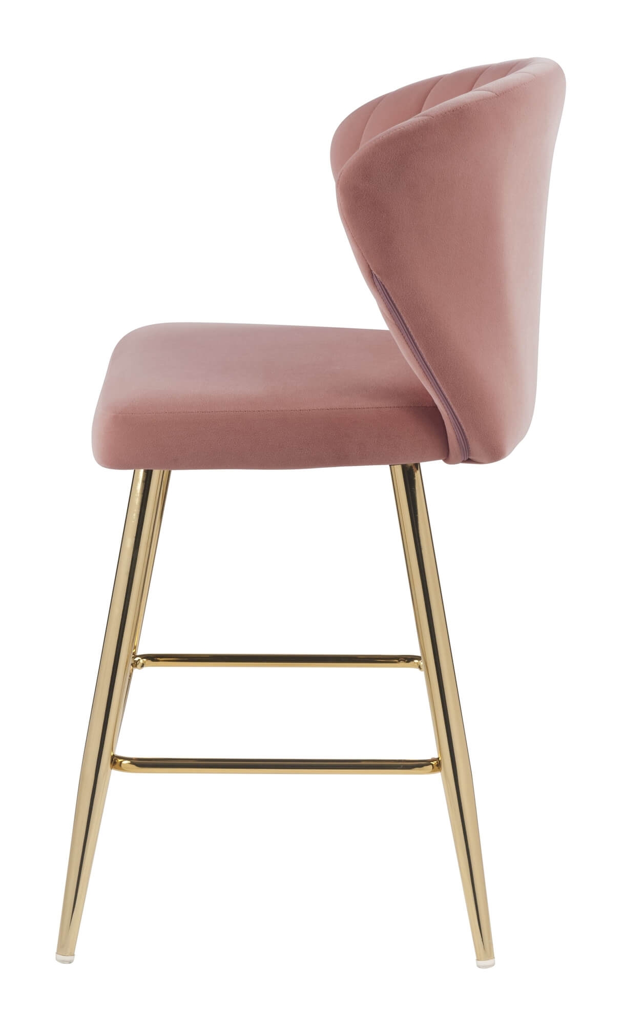 Rizgek Fabric/Metal Counter Chair