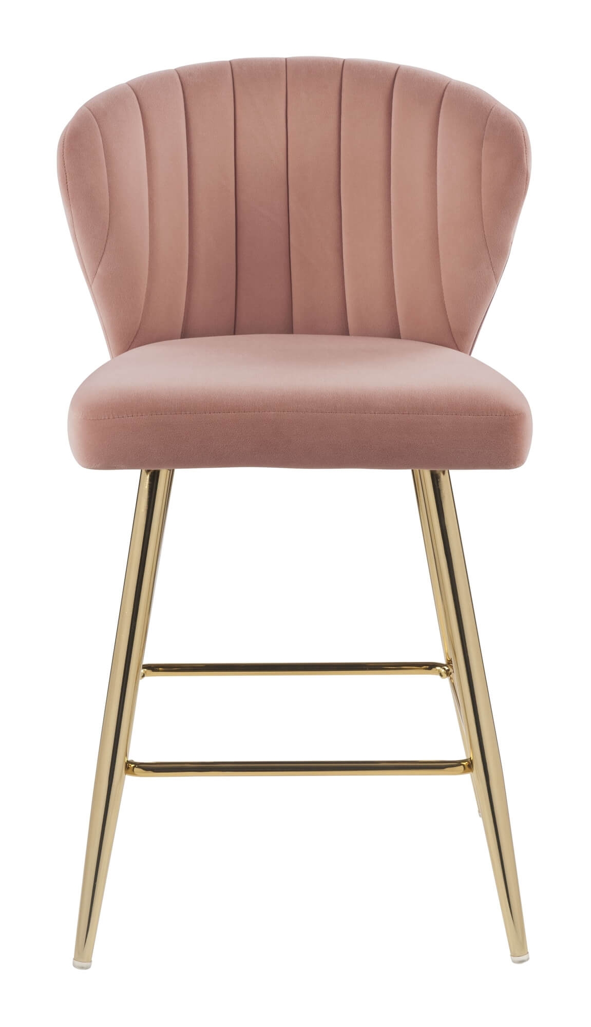 Rizgek Fabric/Metal Counter Chair