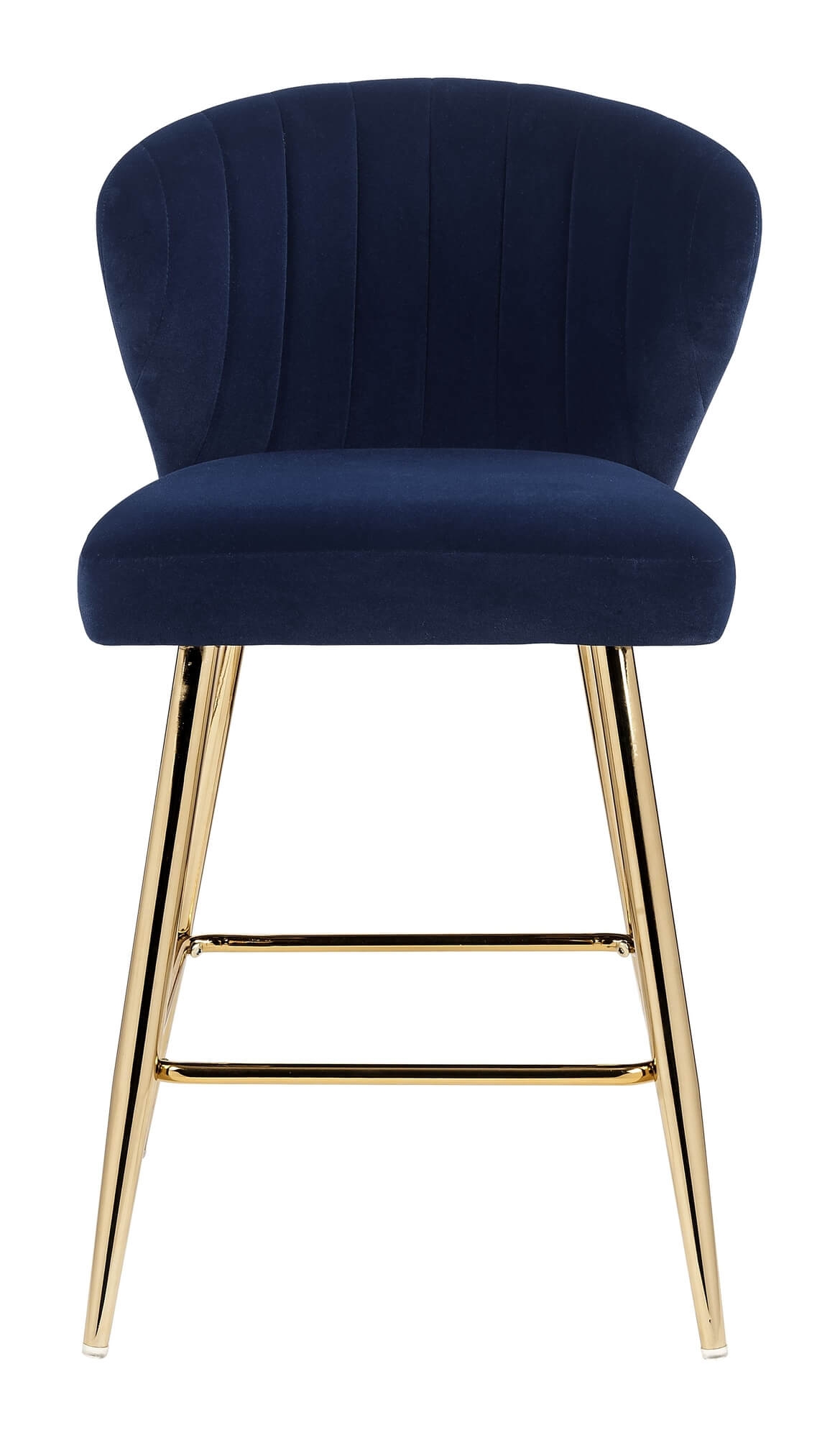 Rizgek Fabric/Metal Counter Chair