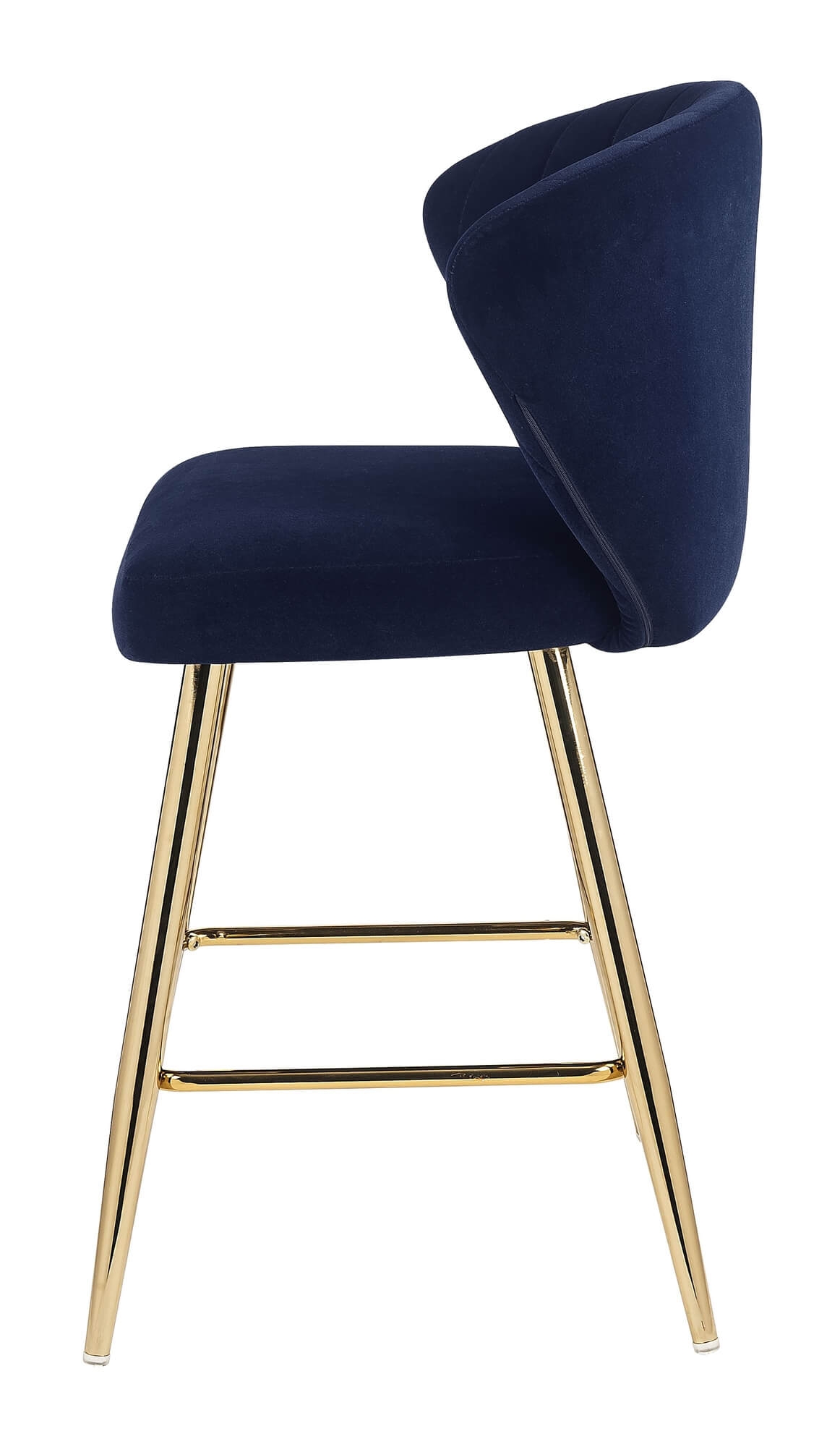 Rizgek Fabric/Metal Counter Chair