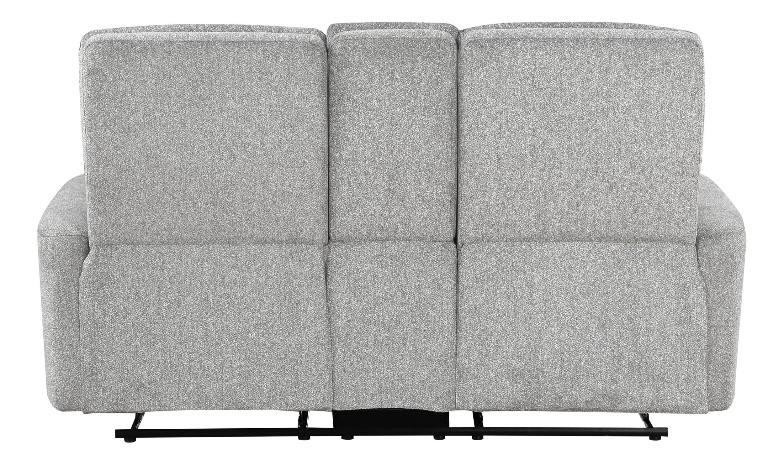 Lyndon Chenille Double Reclining Loveseat with Center Console