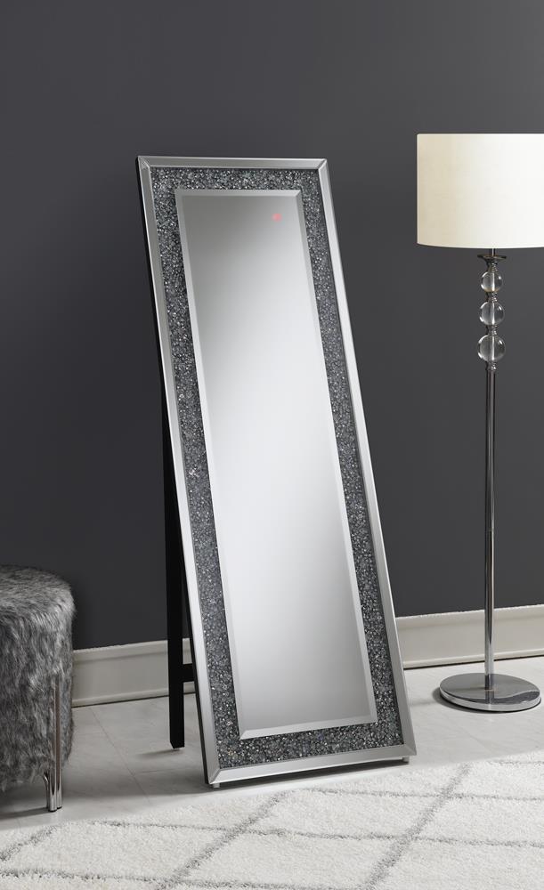 Carisi Rectangular Standing Mirror with LED Lighting