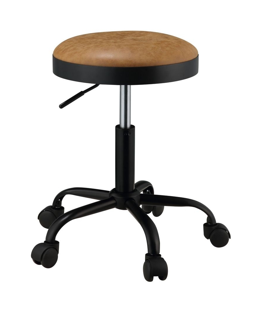 Ouray Leatherette Adjustable Stool