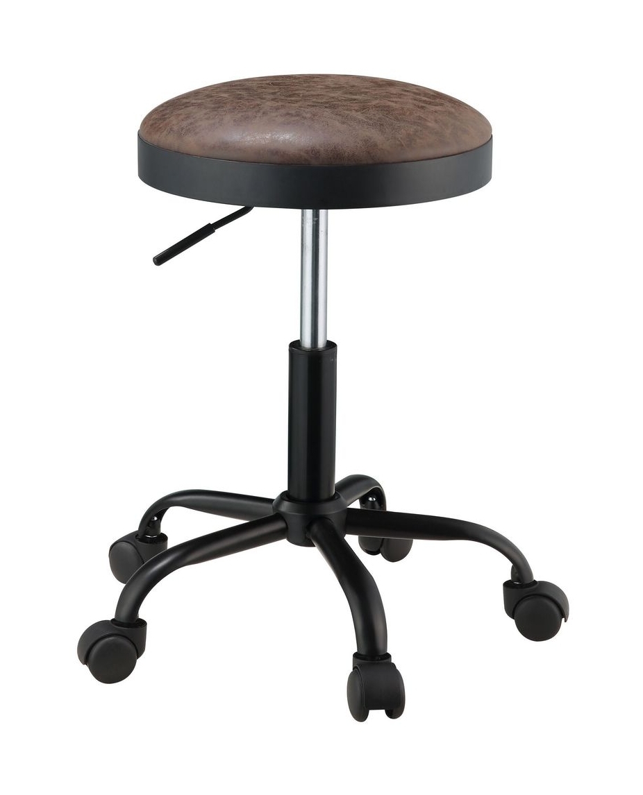 Ouray Leatherette Adjustable Stool