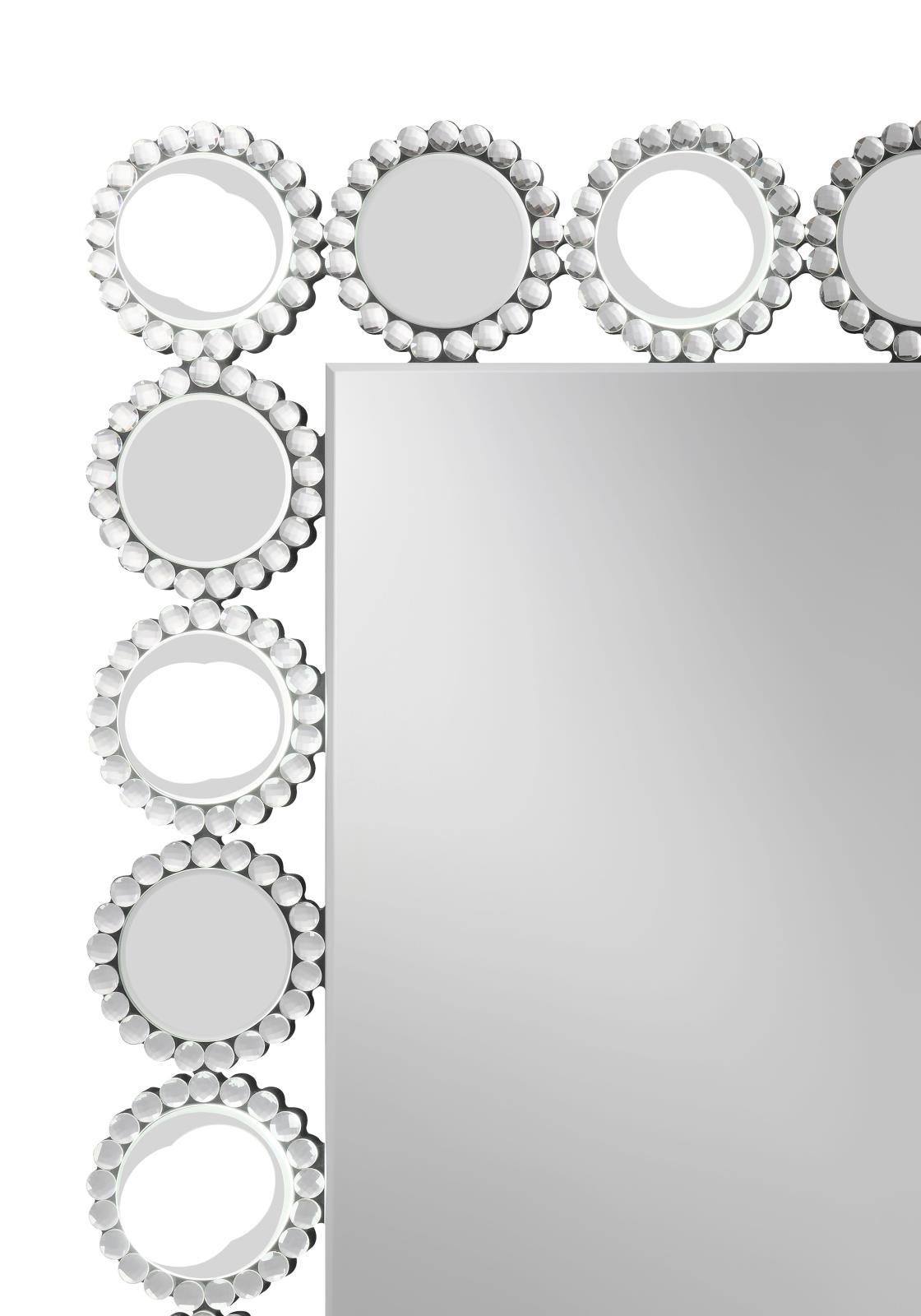 Aghes Rectangular Table Mirror with LED Lighting