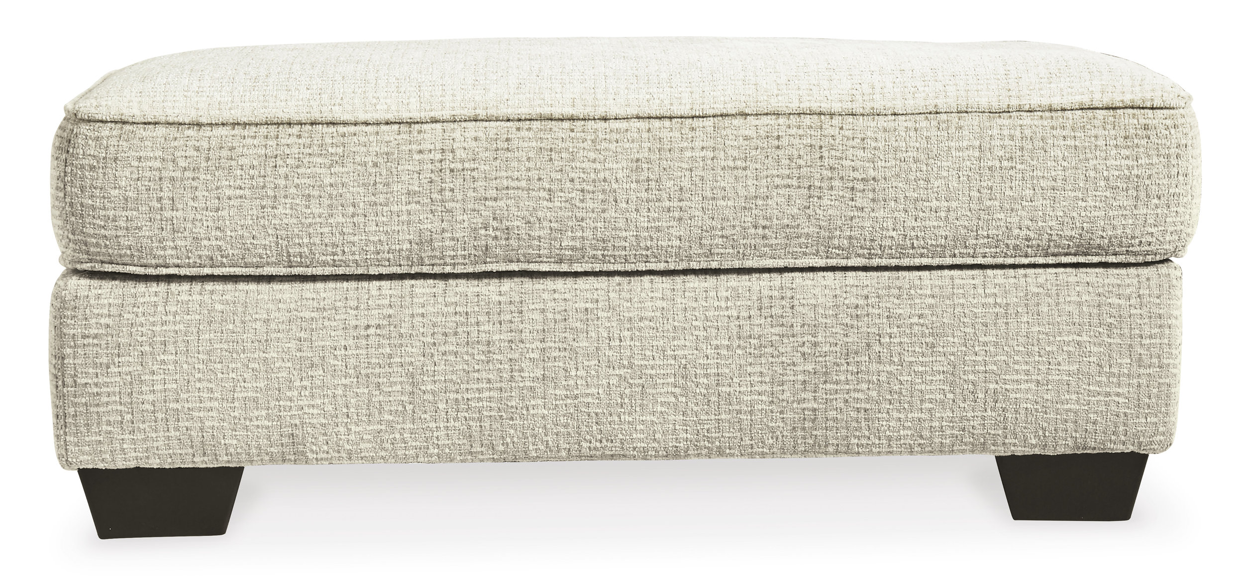 Monaghan 44" Rectangular Accent Ottoman - Sandstone Beige Textured Polyester