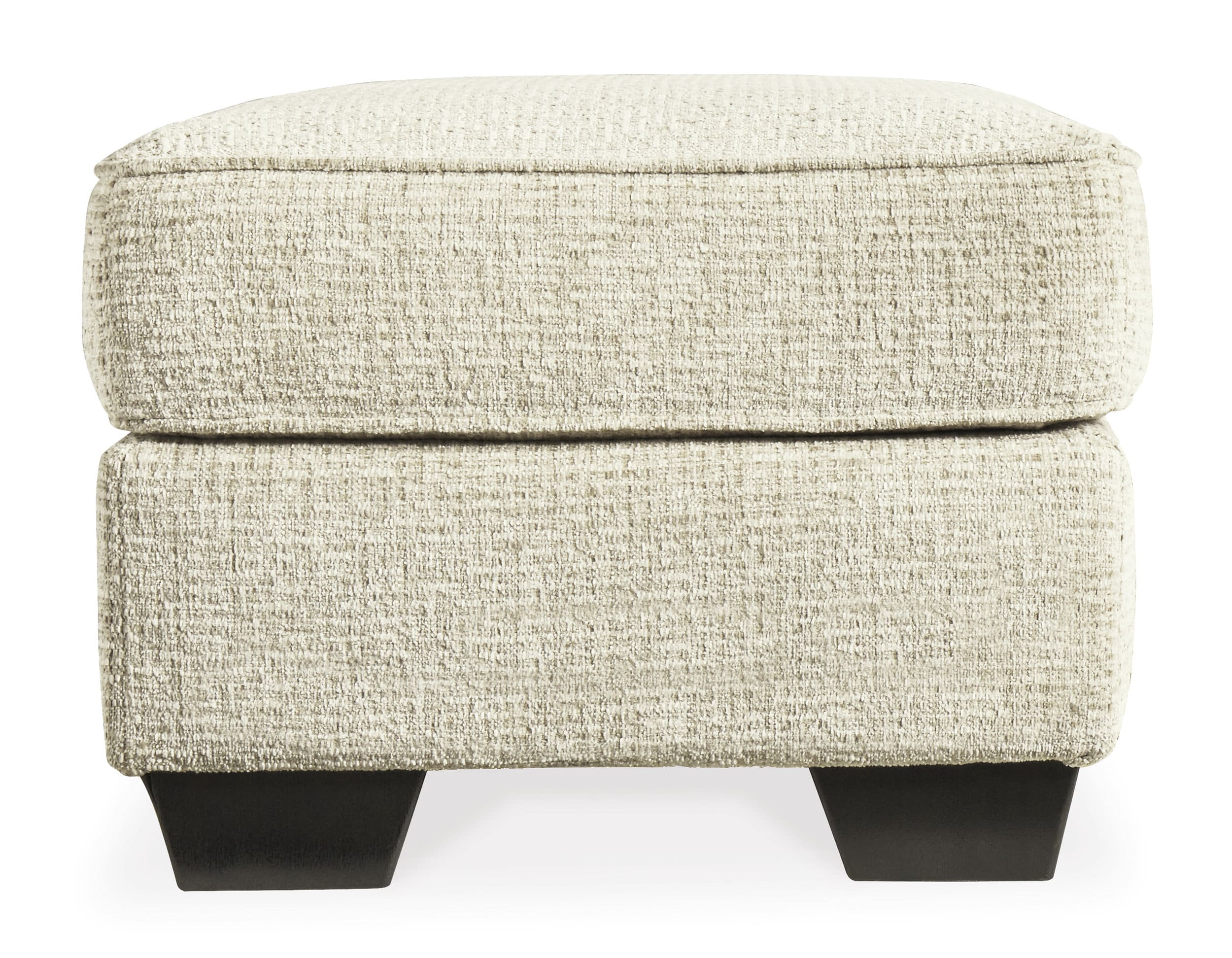 Monaghan 44" Rectangular Accent Ottoman - Sandstone Beige Textured Polyester