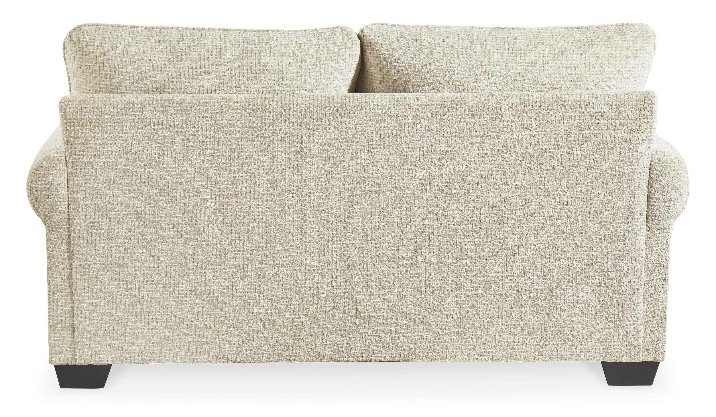 Monaghan Transitional Loveseat | Sandstone Chenille Upholstery