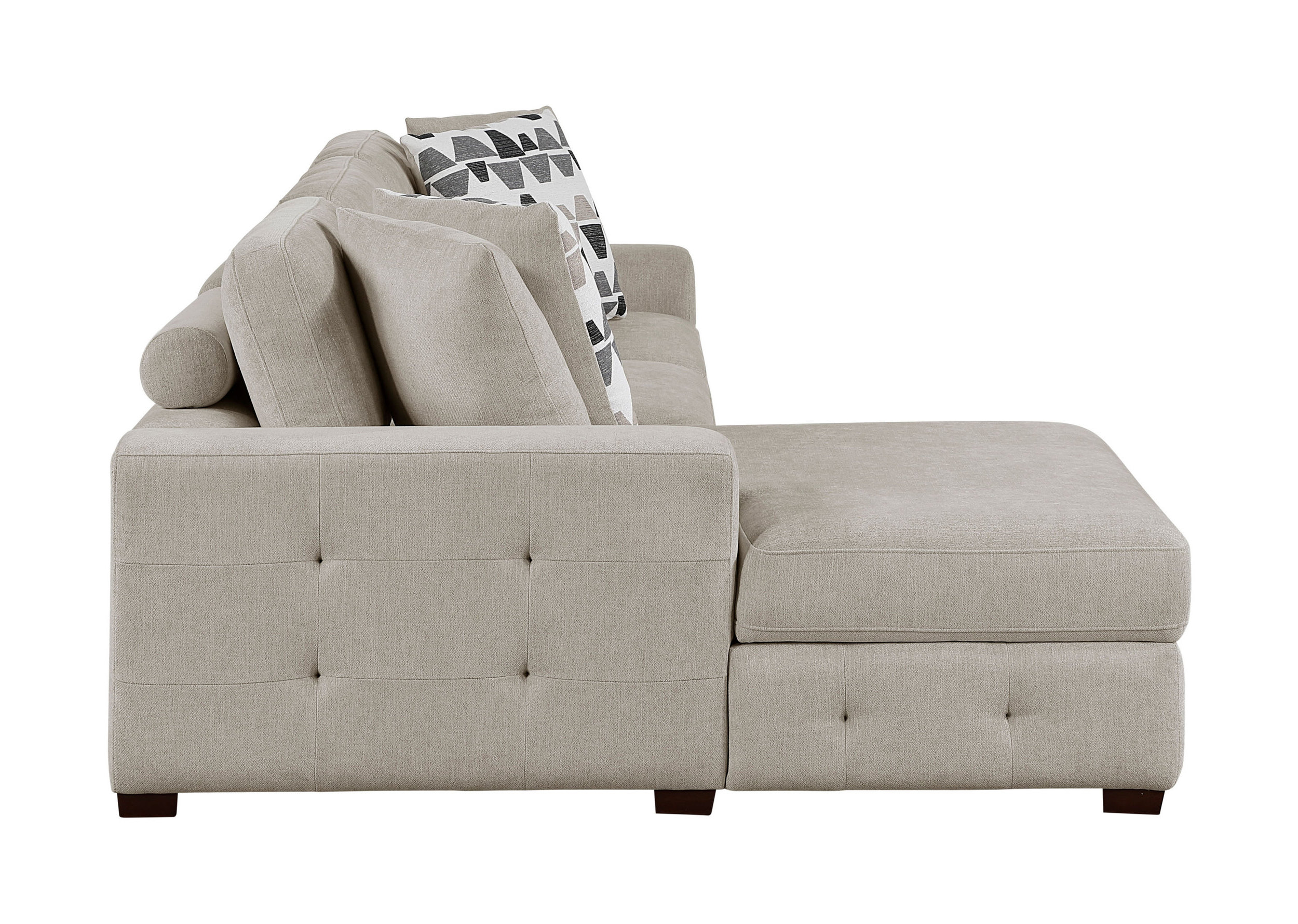 Raife Chenille 2-Piece Sectional Sofa with Left Chaise