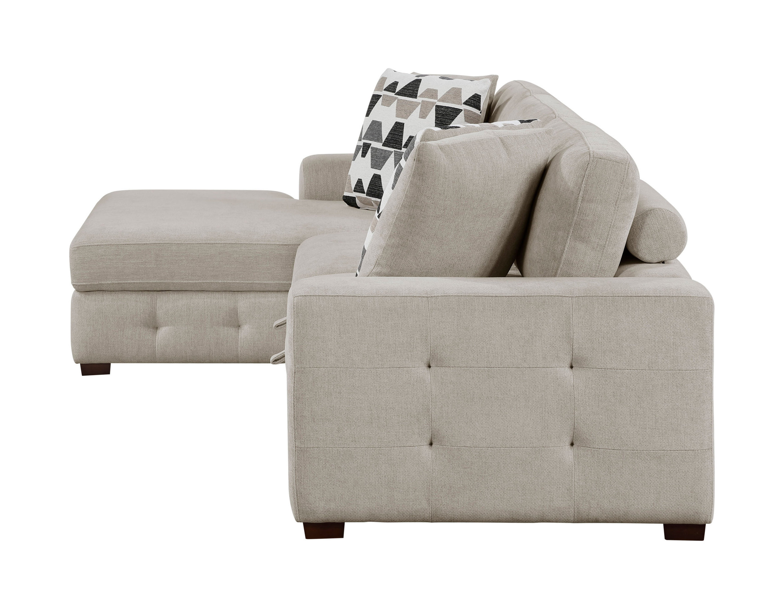 Raife Chenille 2-Piece Sectional Sofa Chaise