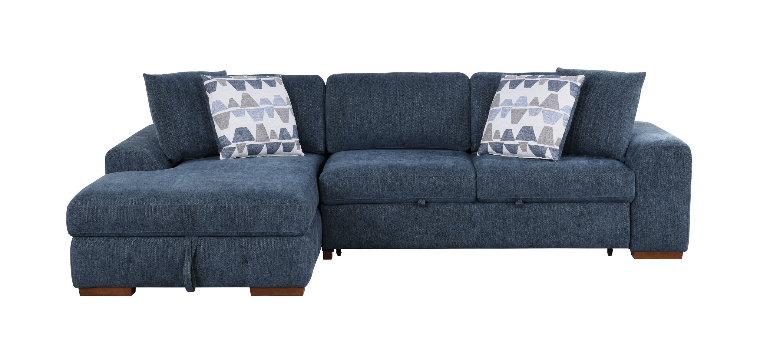 Raife Chenille 2-Piece Sectional Sofa with Left Chaise