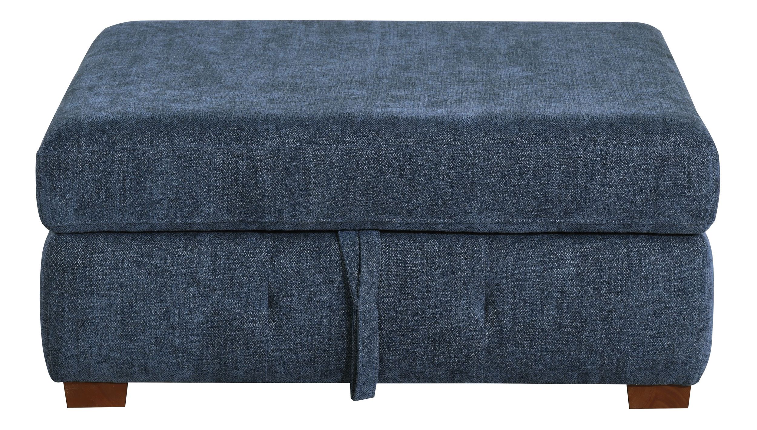 Raife Square Chenille Storage Ottoman