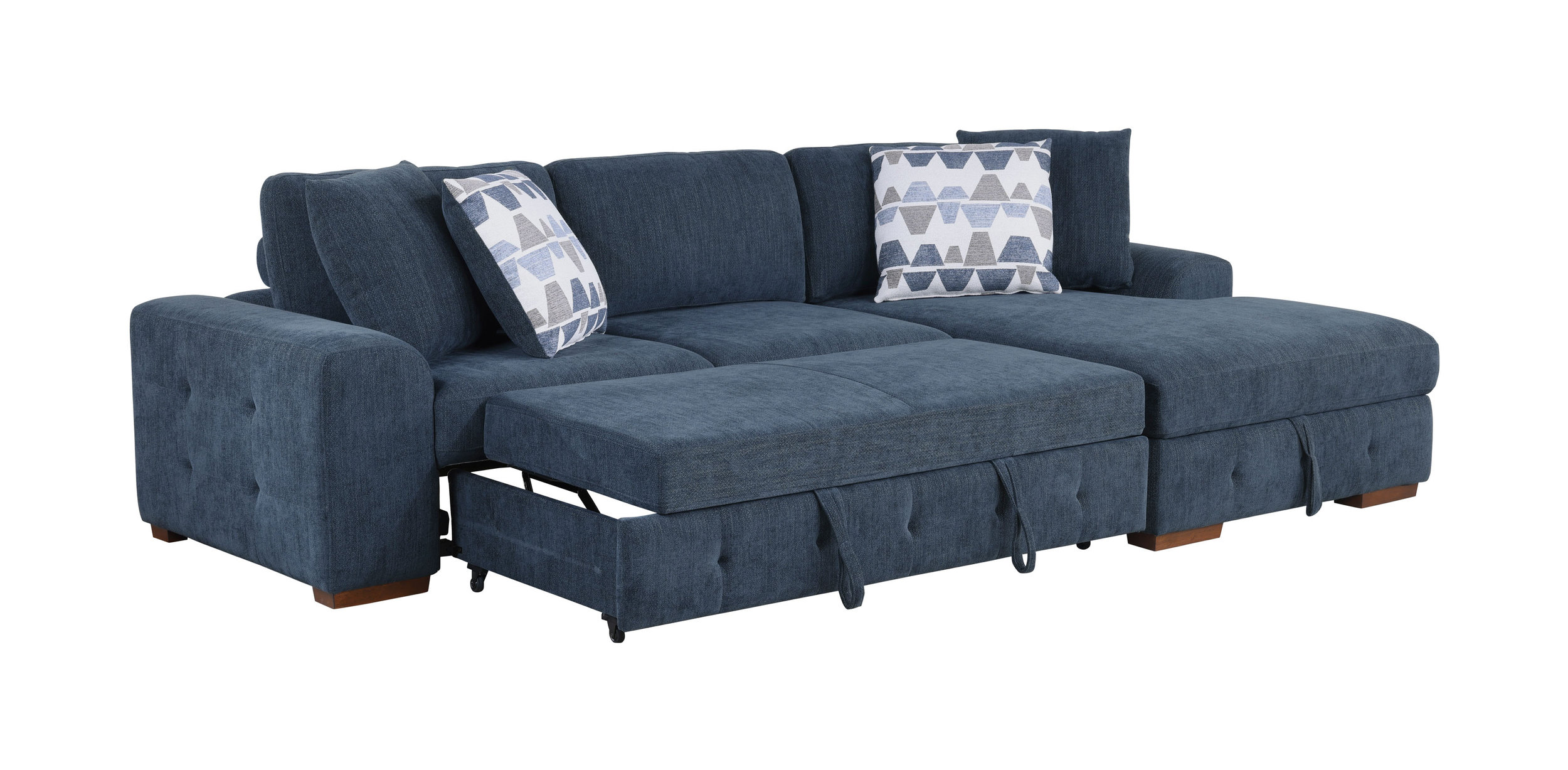 Raife Chenille 2-Piece Sectional Sofa with Right Chaise