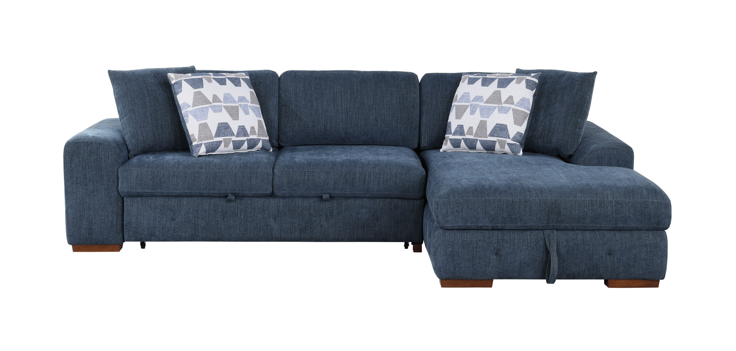 Raife Chenille 2-Piece Sectional Sofa Chaise