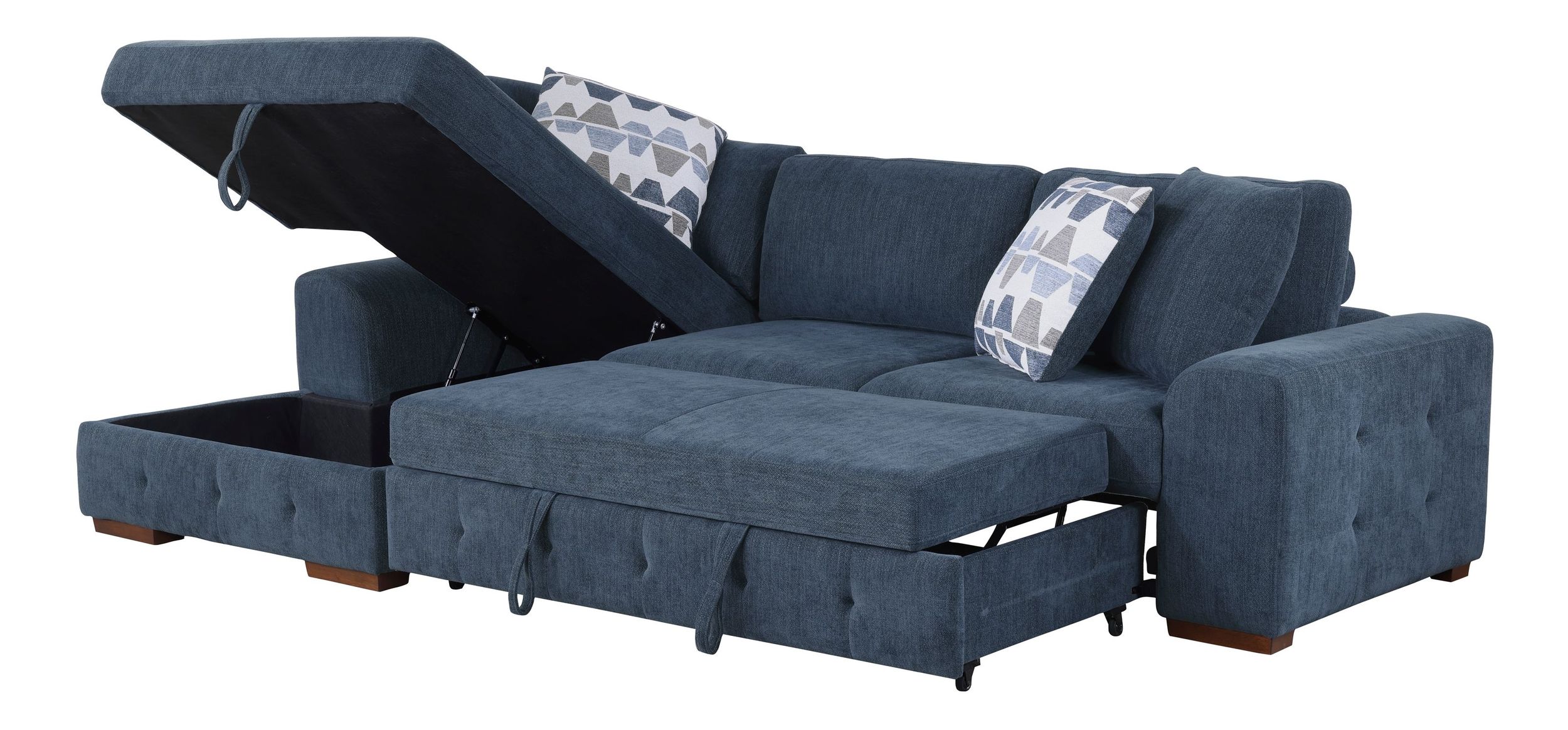 Raife Chenille 2-Piece Sectional Sofa with Left Chaise