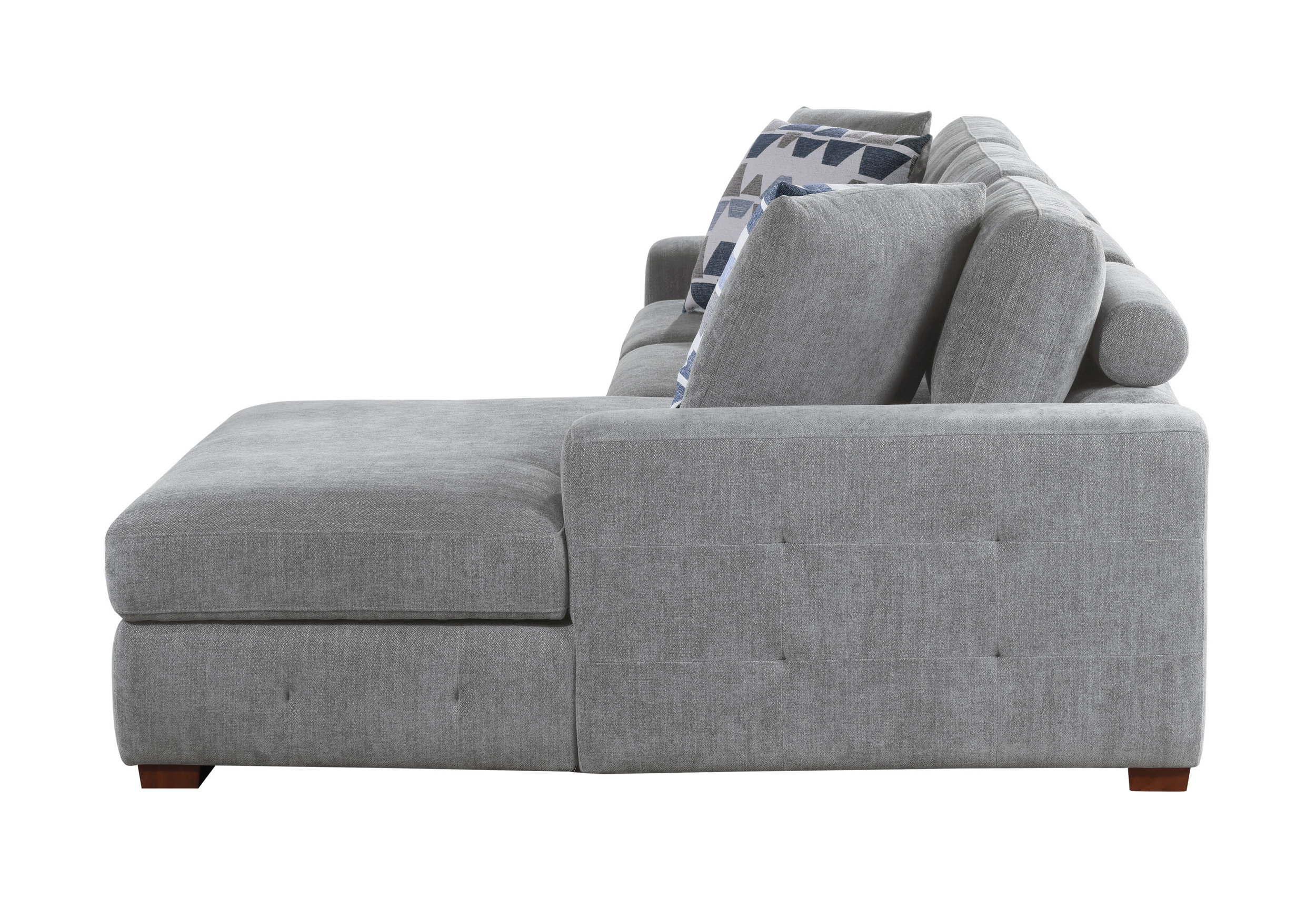 Raife Chenille 2-Piece Sectional Sofa with Right Chaise