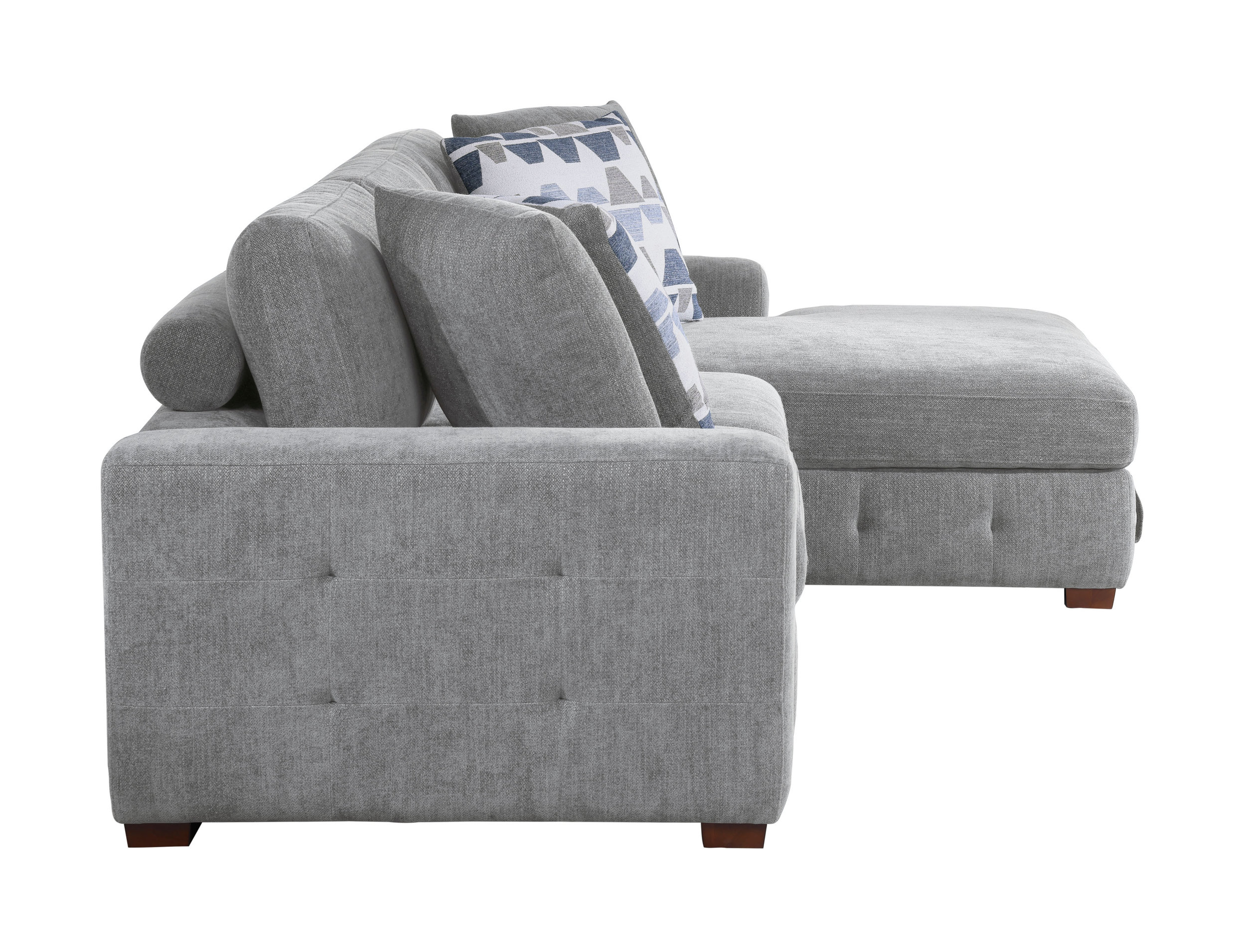Raife Chenille 2-Piece Sectional Sofa Chaise
