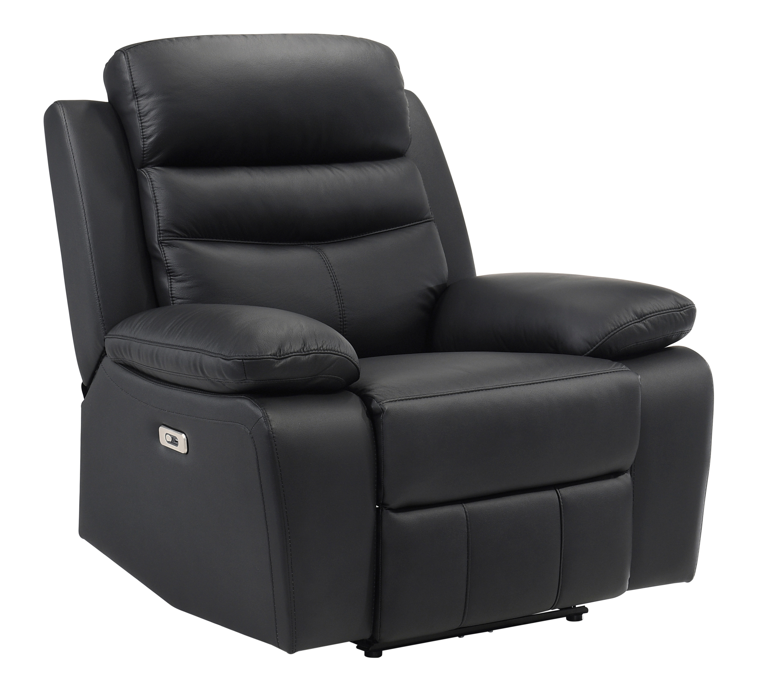 Hancock Leather Power Double Reclining Living Room Set