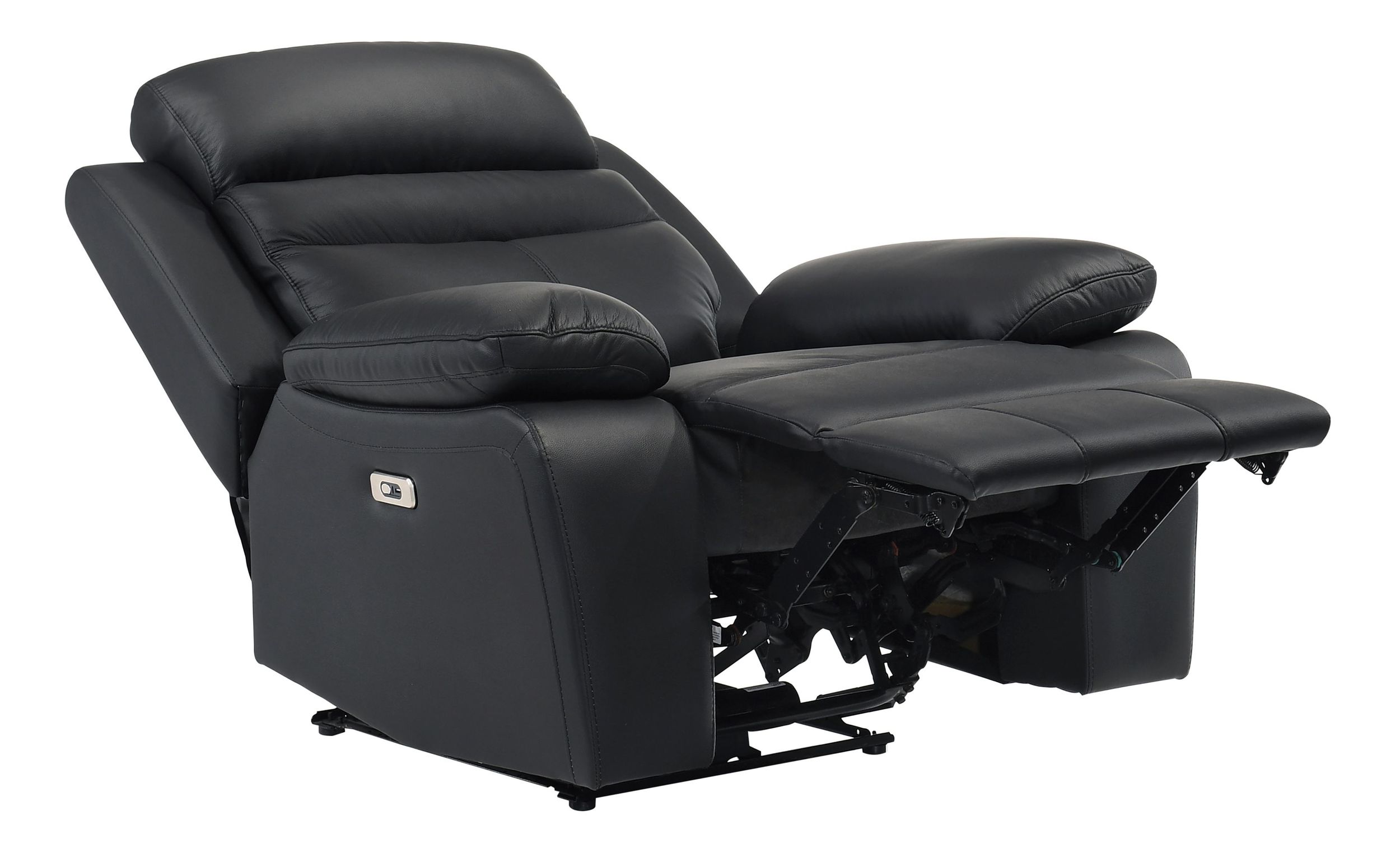Hancock Leather Power Double Reclining Living Room Set