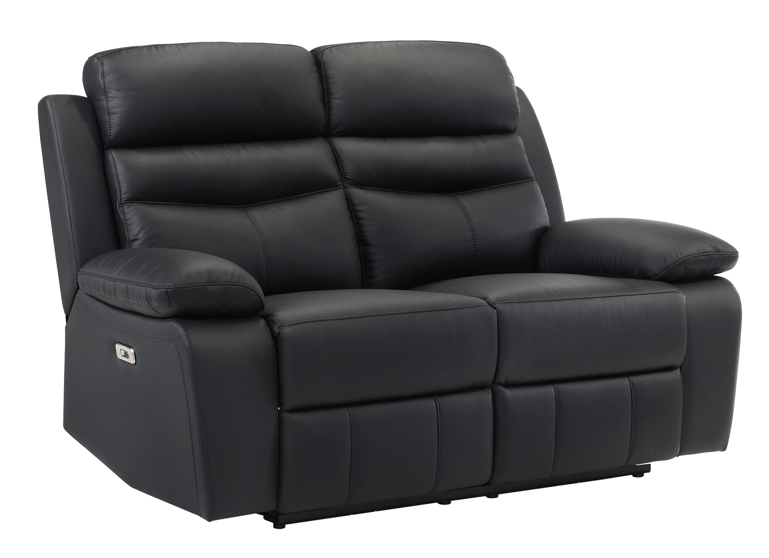 Hancock Leather Power Double Reclining Living Room Set