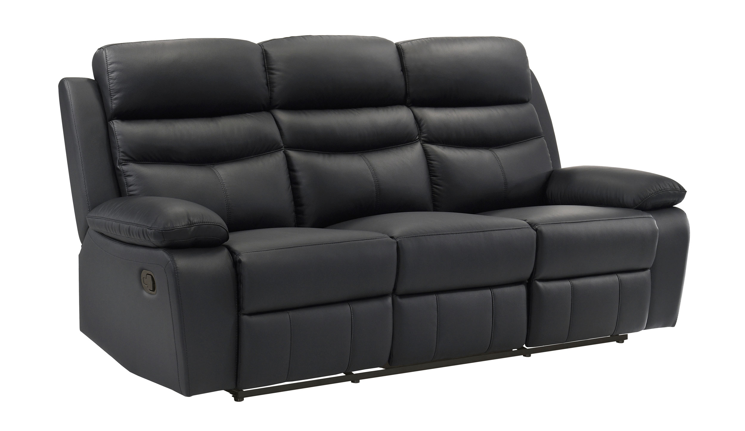 Hancock Leather Double Reclining Living Room Set