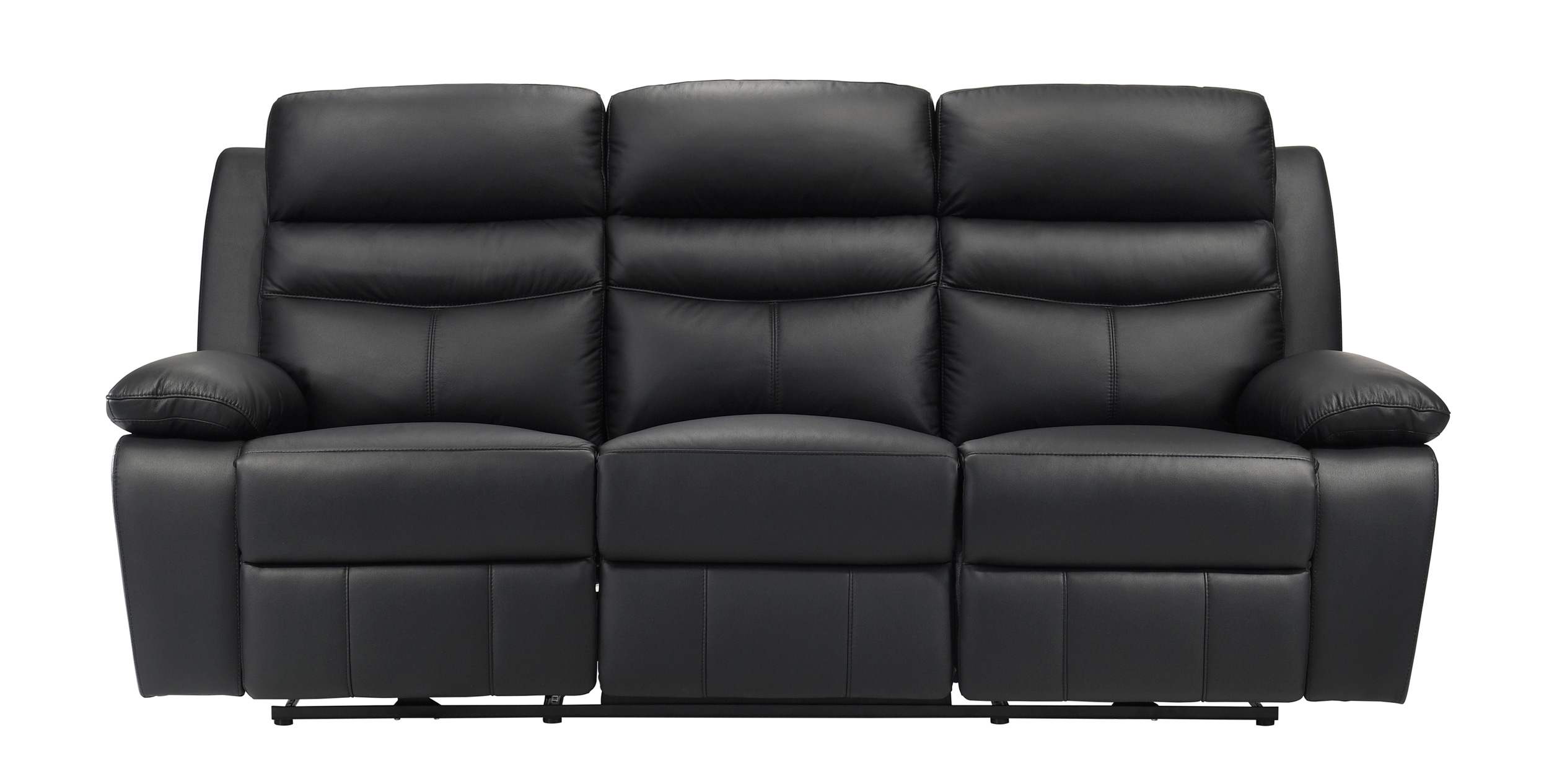 Hancock Leather Double Reclining Living Room Set