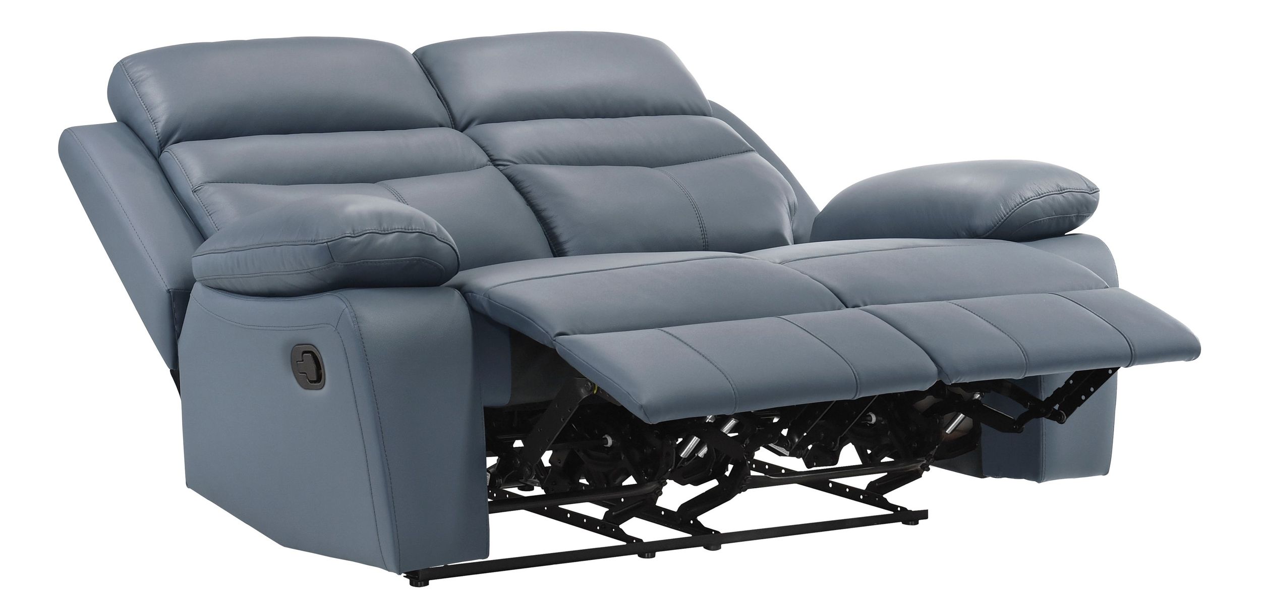 Hancock Leather Double Reclining Loveseat