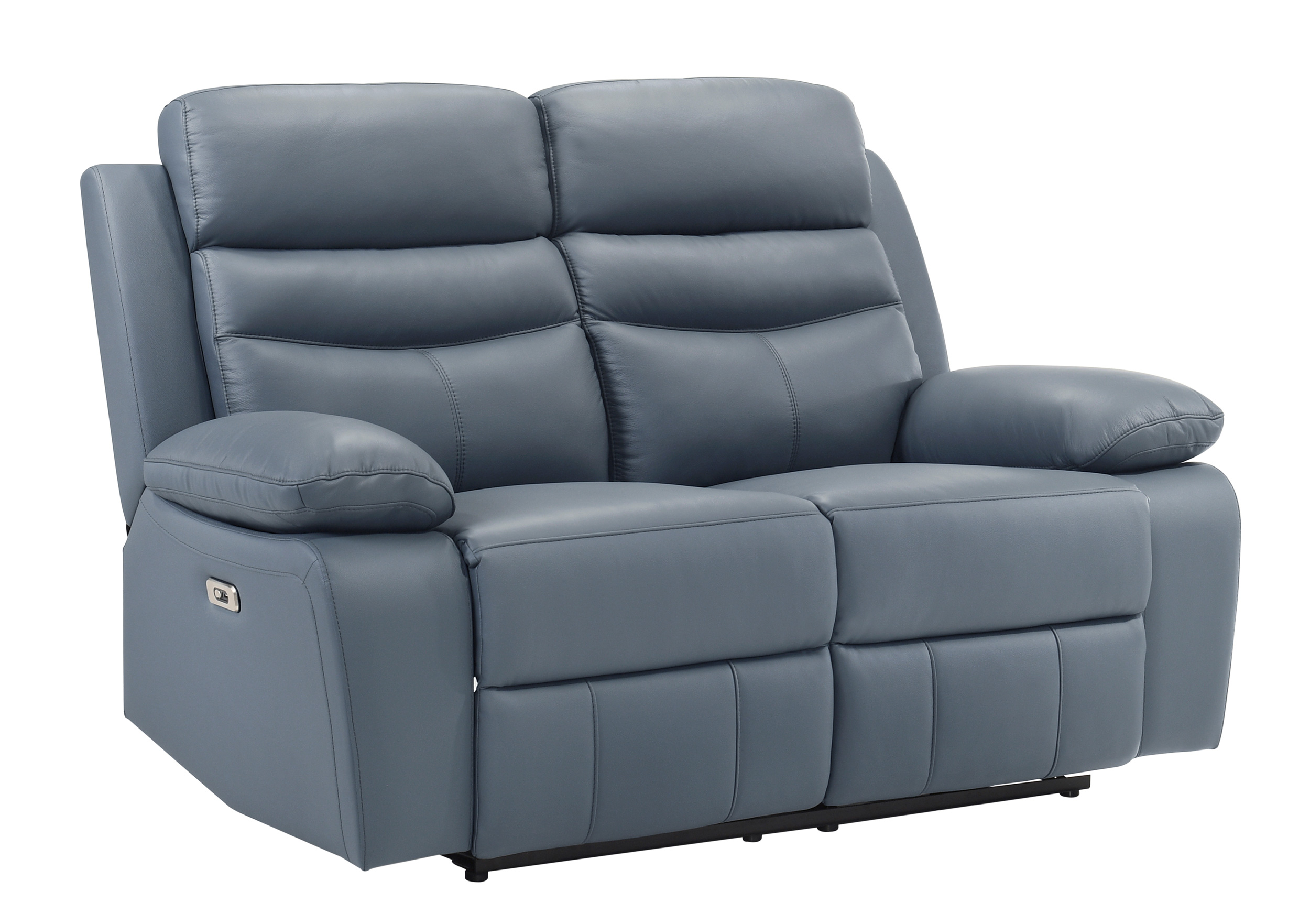 Hancock Leather Power Double Reclining Living Room Set