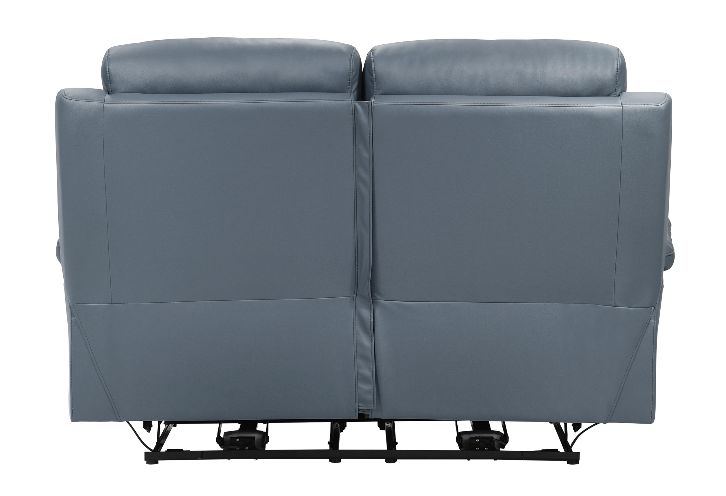 Hancock Leather Power Double Reclining Loveseat