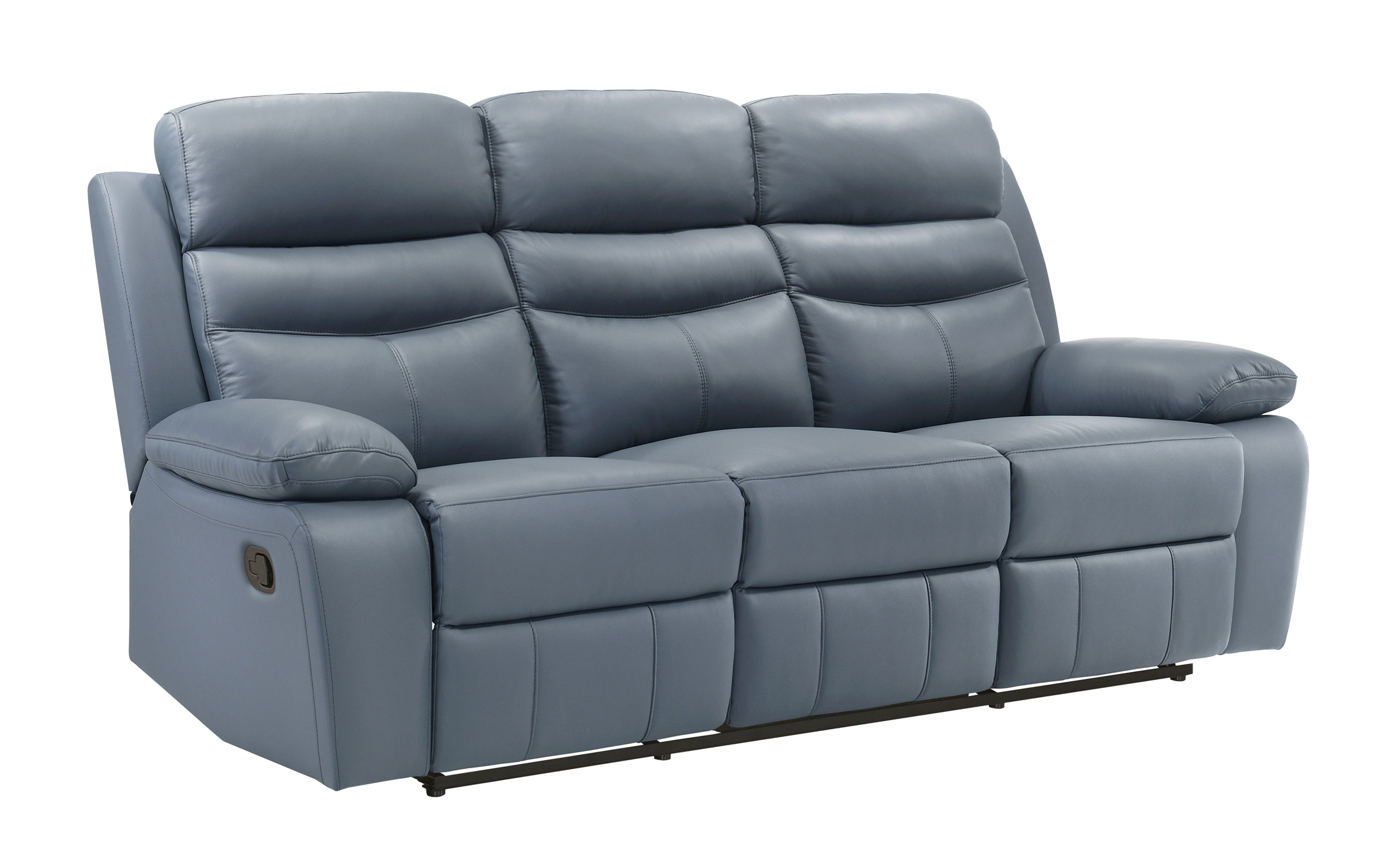 Hancock Leather Double Reclining Living Room Set