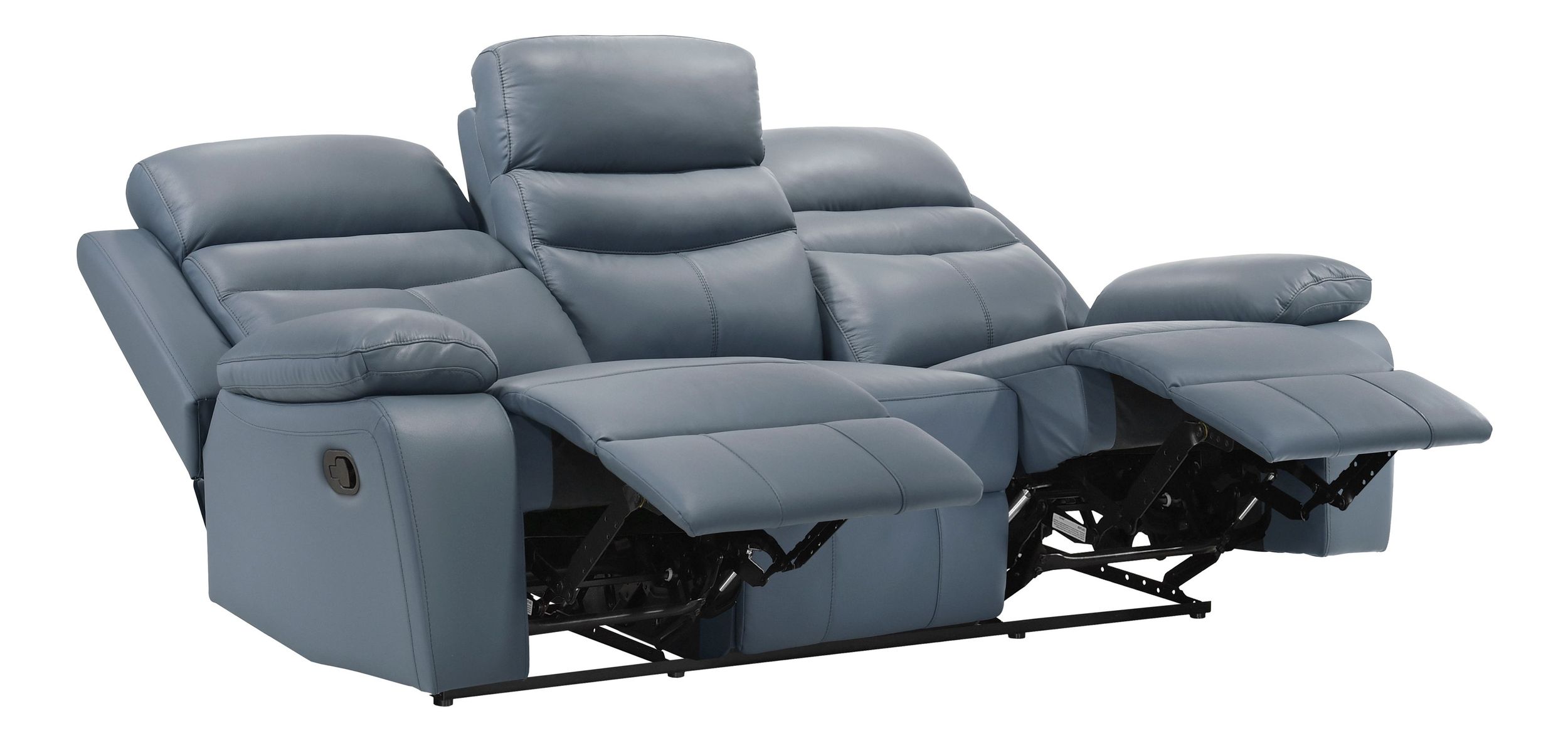 Hancock Leather Double Reclining Living Room Set