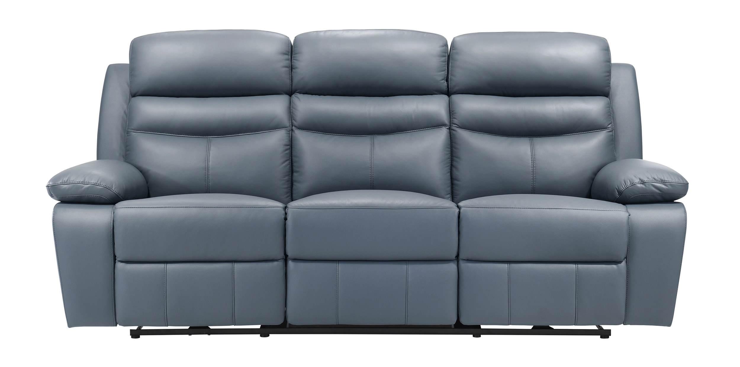 Hancock Leather Double Reclining Living Room Set
