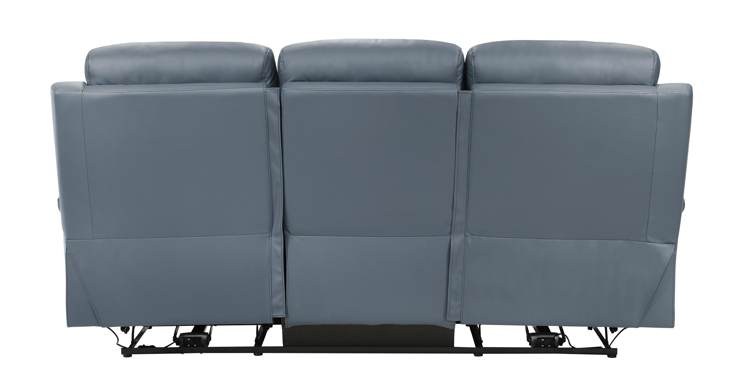 Hancock Leather Power Double Reclining Living Room Set