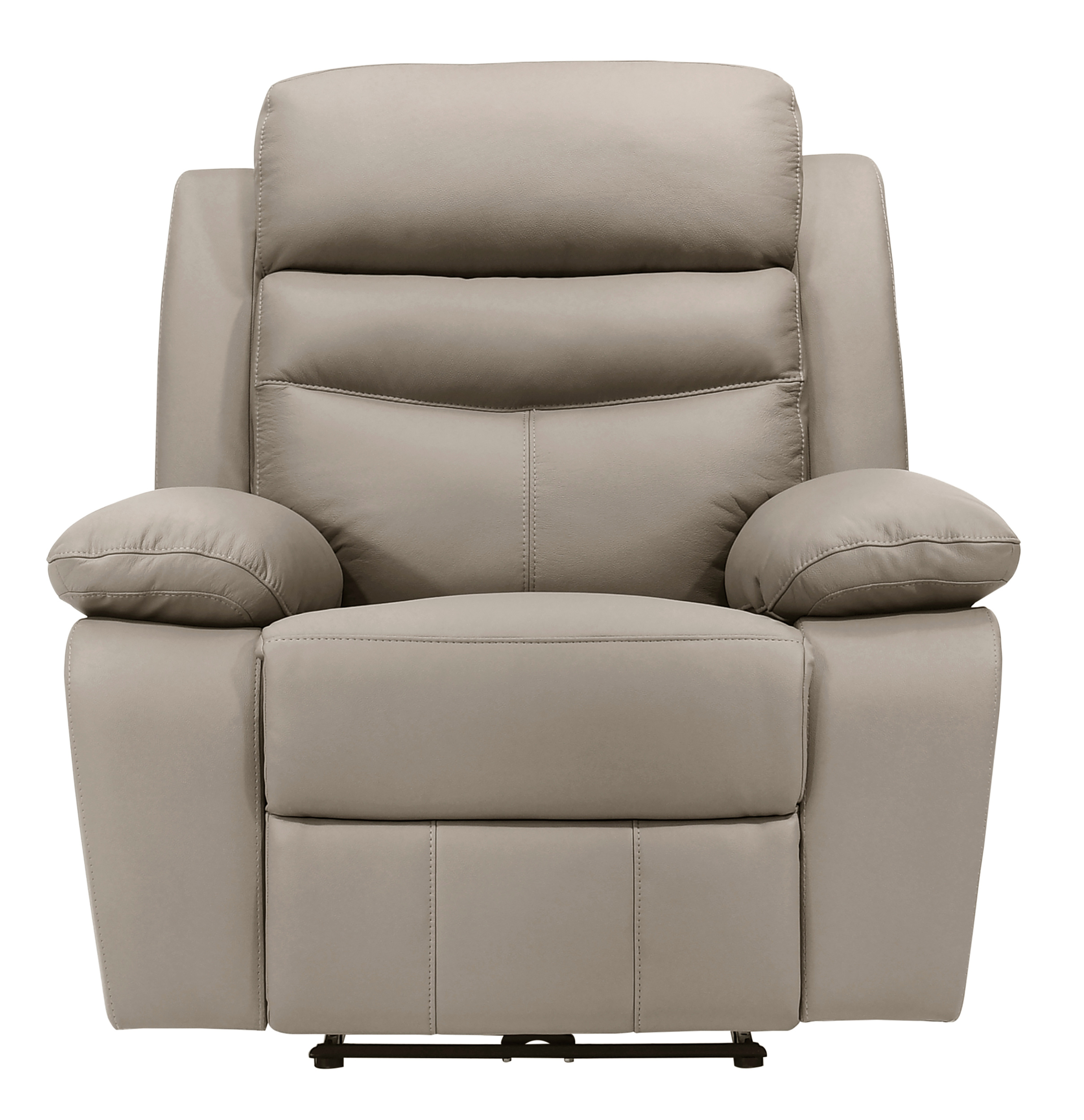 Hancock Leather Power Double Reclining Living Room Set