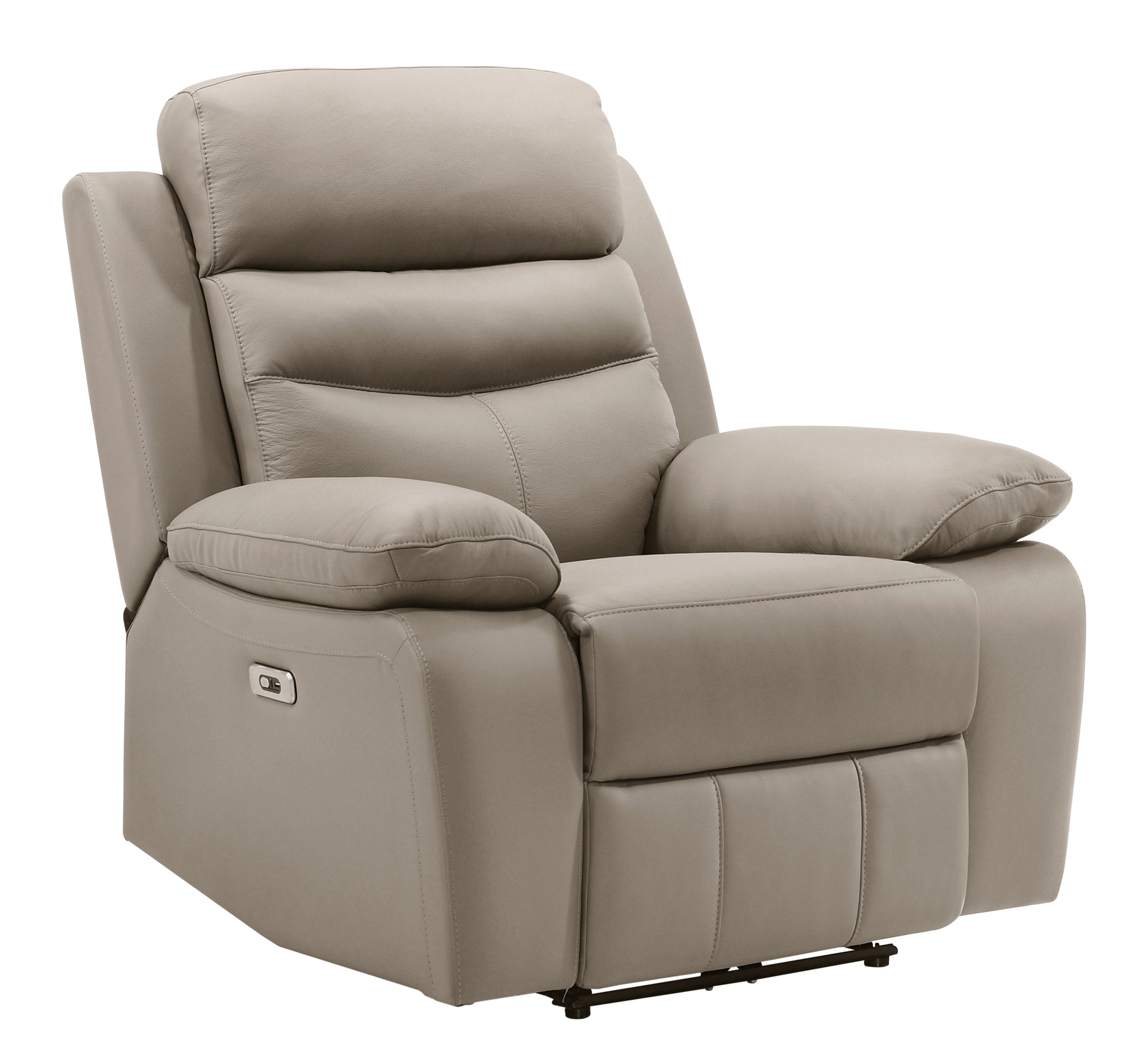 Hancock Leather Power Double Reclining Living Room Set