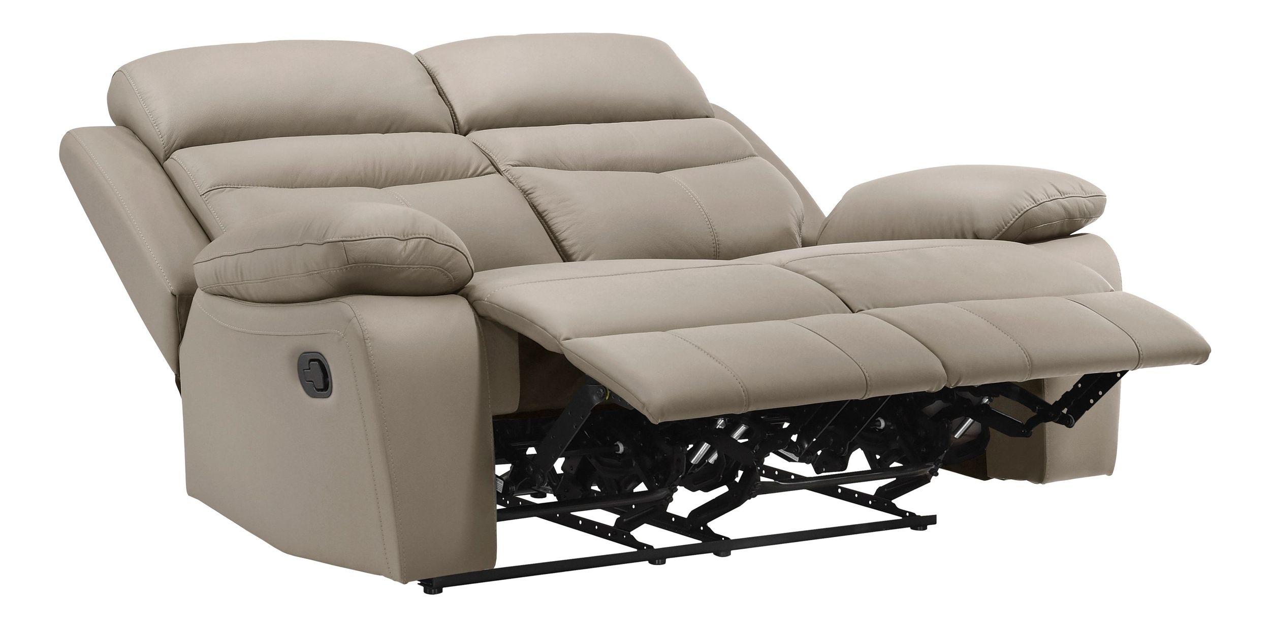 Hancock Leather Double Reclining Loveseat