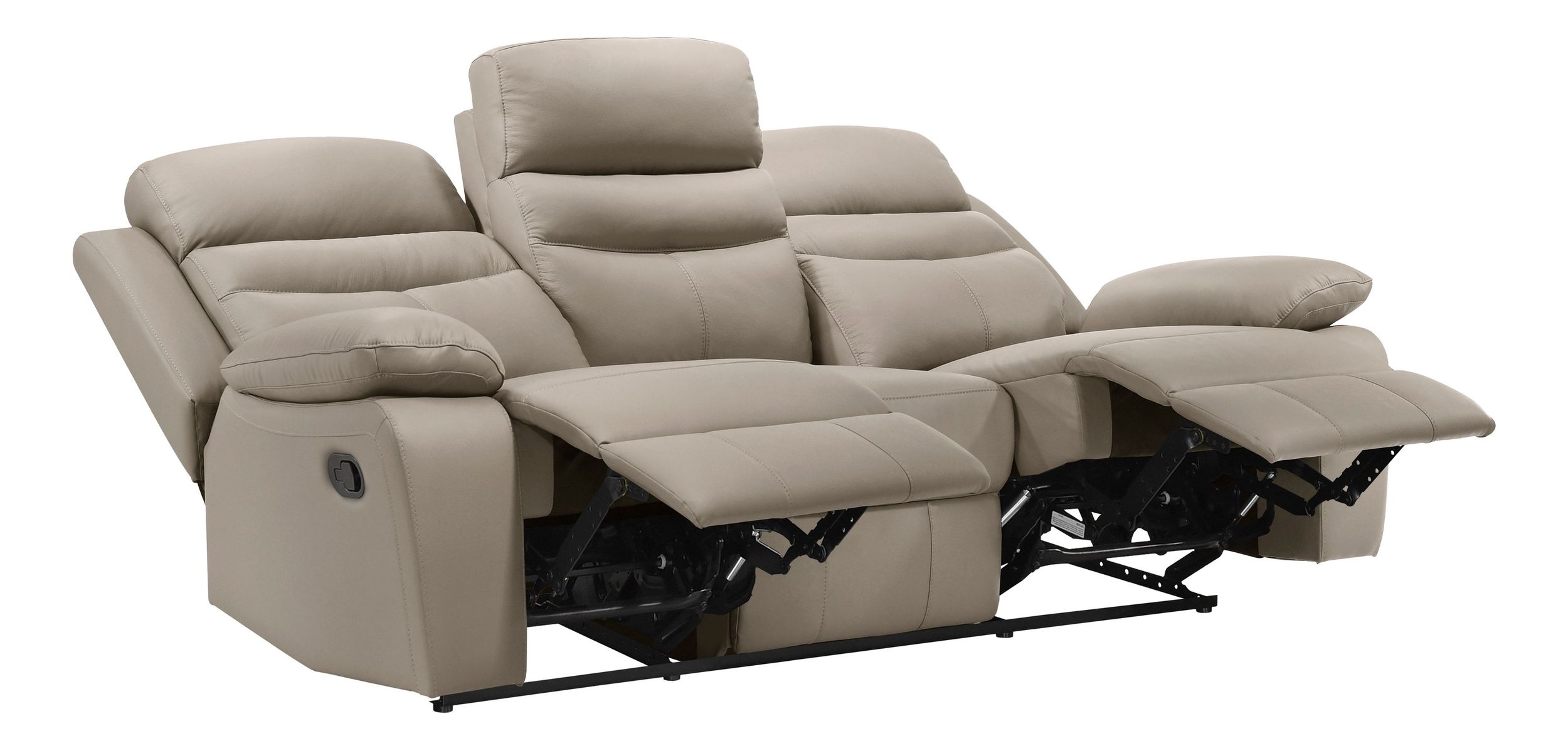 Hancock Leather Double Reclining Living Room Set