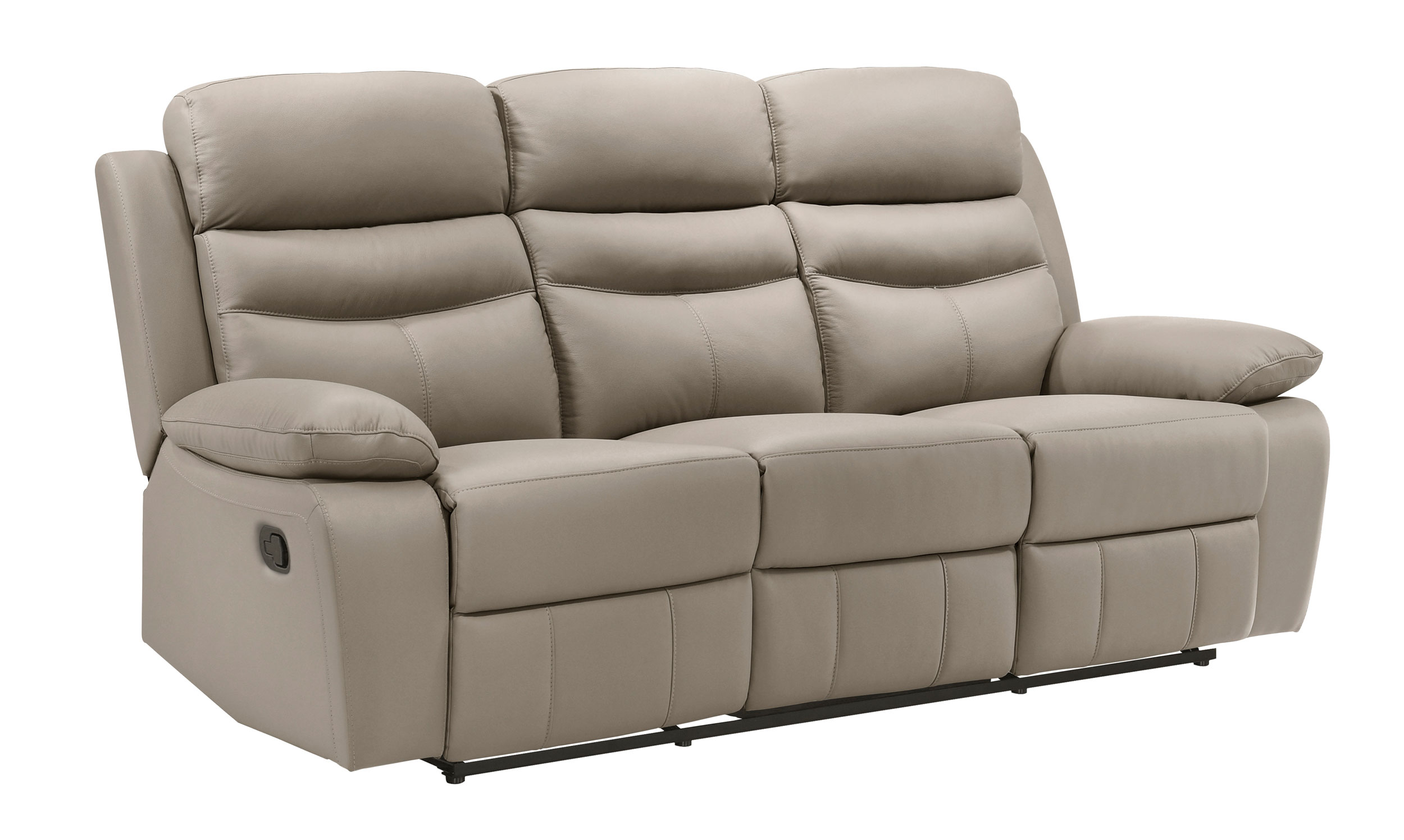 Hancock Leather Double Reclining Living Room Set
