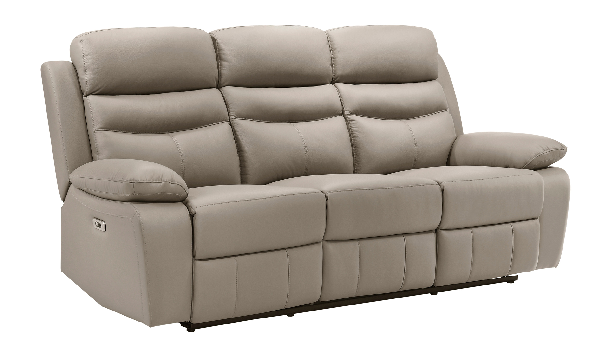 Hancock Leather Power Double Reclining Living Room Set