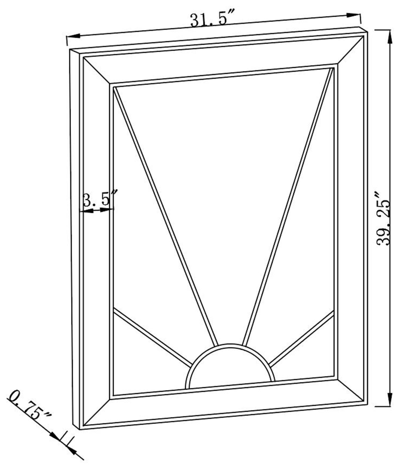 Calixte Rectangular Wall Mirror