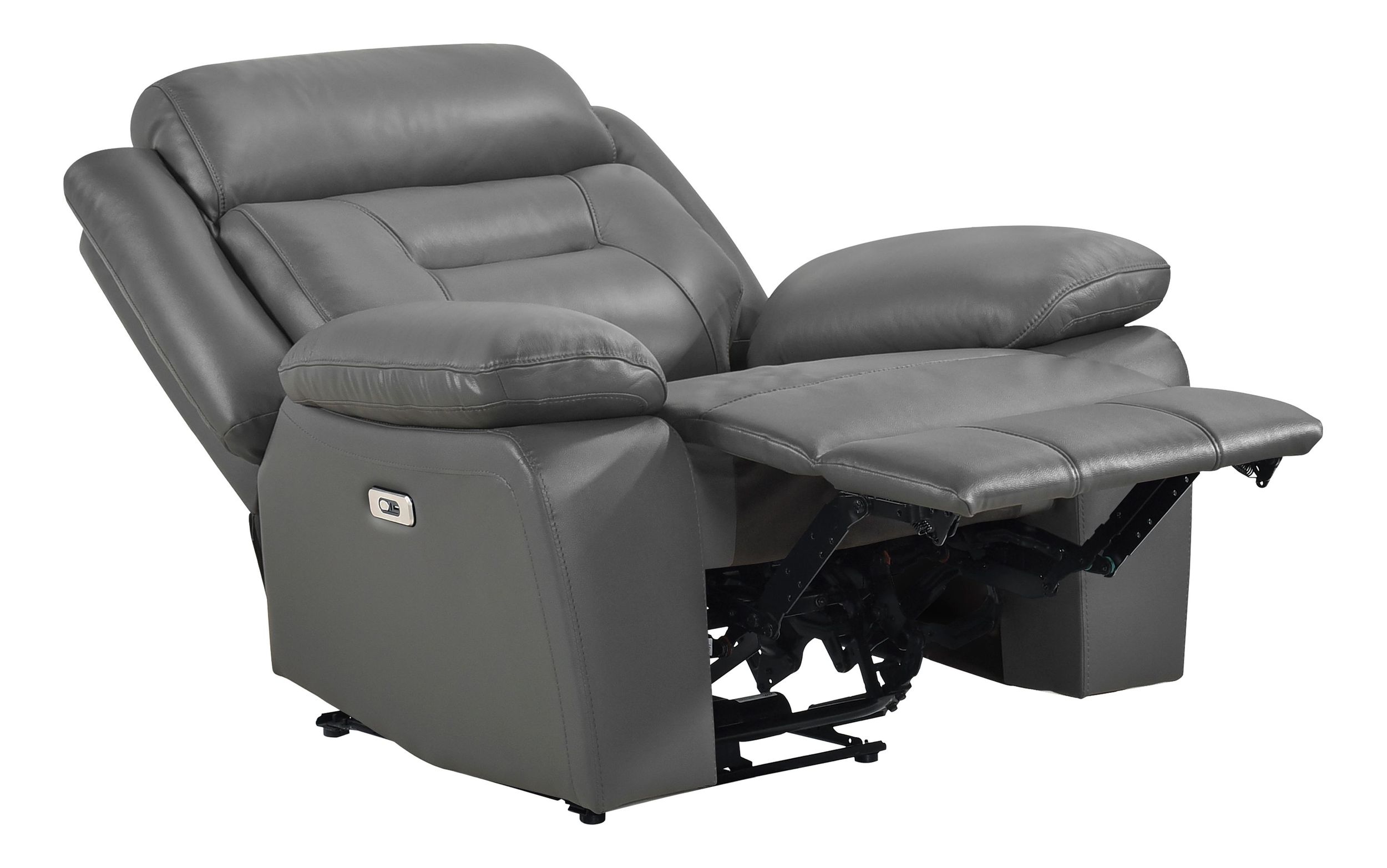 Laconia Leather Power Double Reclining Living Room Set