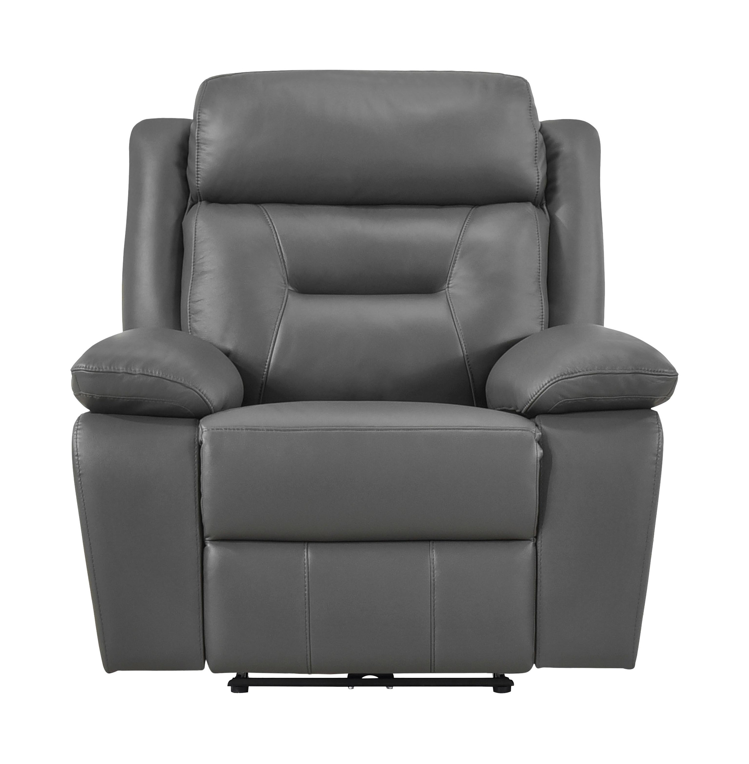 Laconia Leather Power Double Reclining Living Room Set