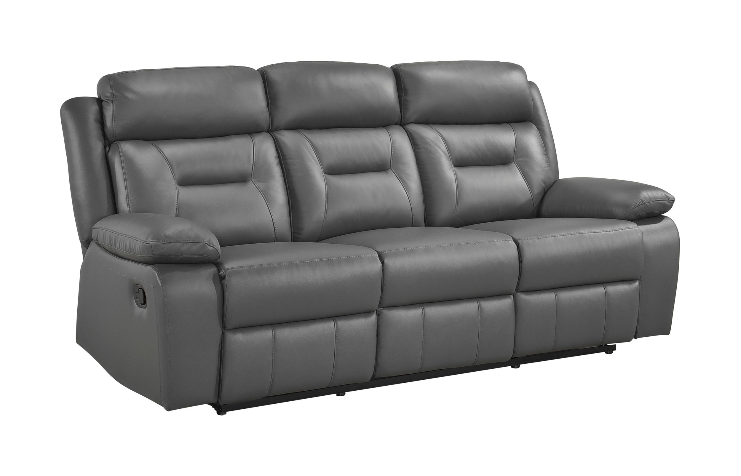 Laconia Leather Double Reclining Living Room Set
