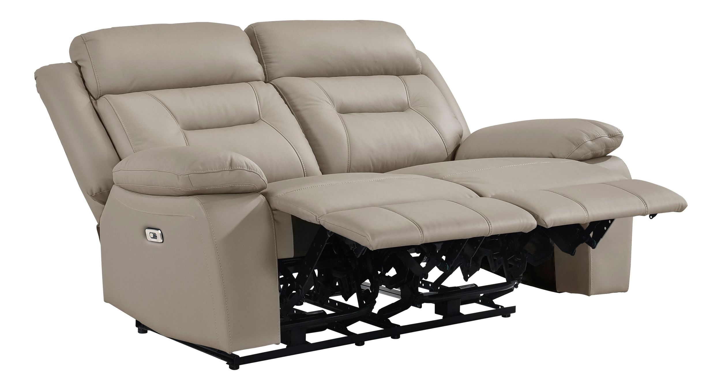 Laconia Leather Power Double Reclining Loveseat