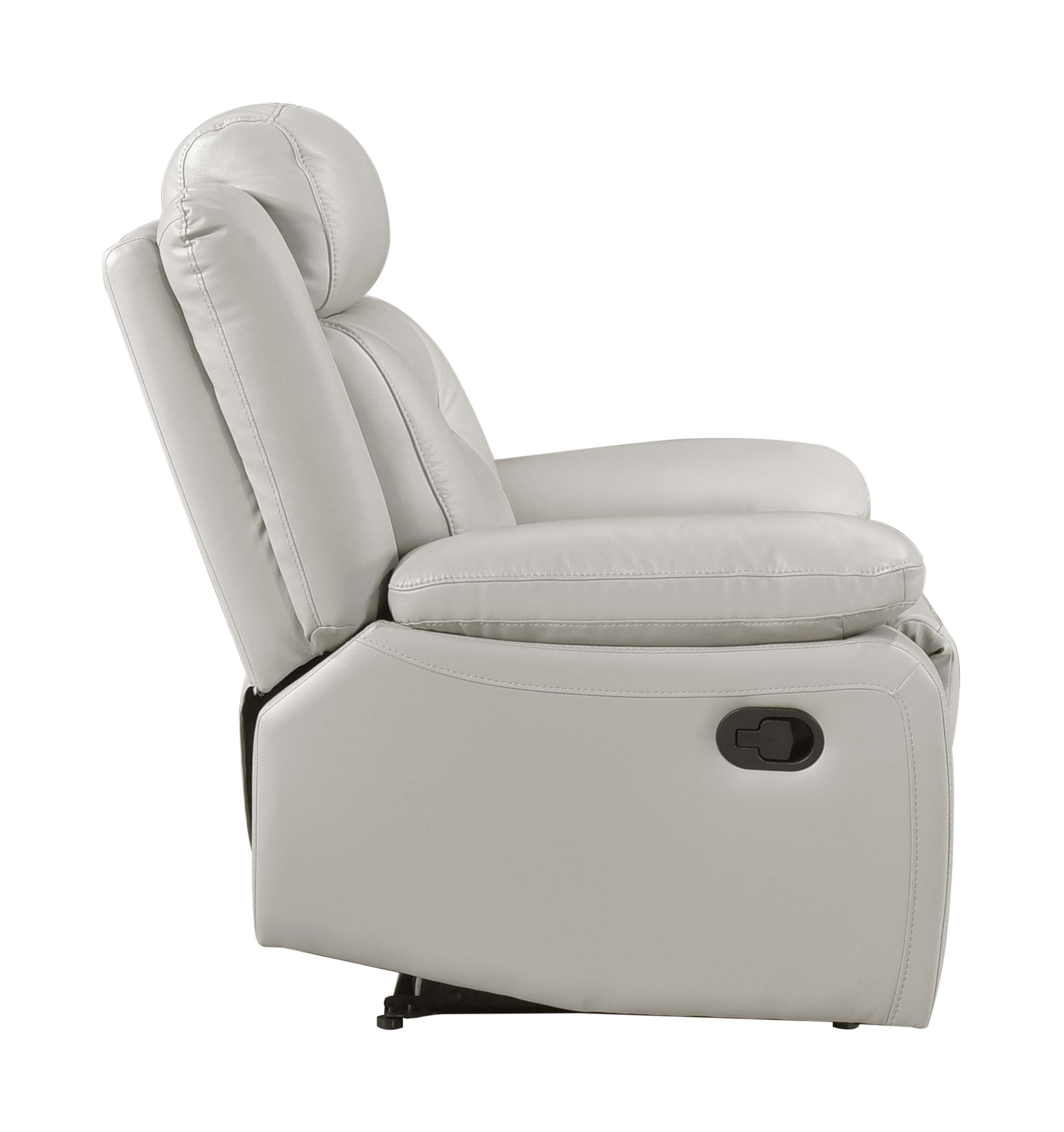Laconia Leather Double Reclining Living Room Set